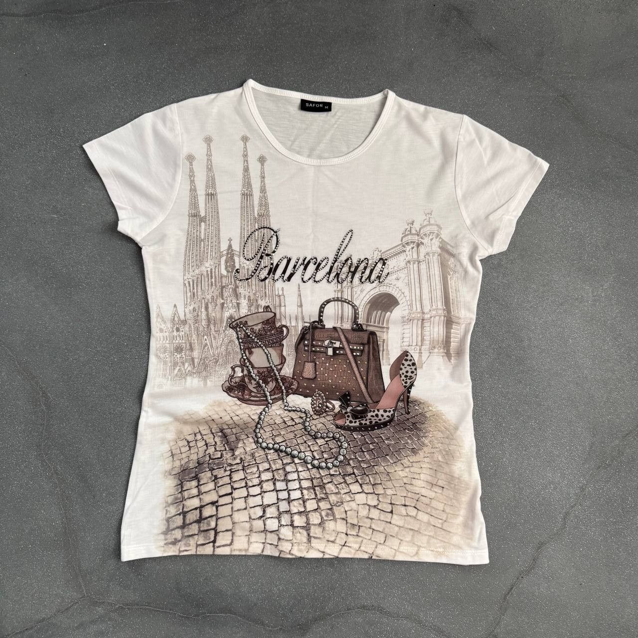 Japanese Brand Amazing Y2K 2000's Super Sexy T-Shirt Size M / US 6-8 / IT 42-44 - 1 Thumbnail