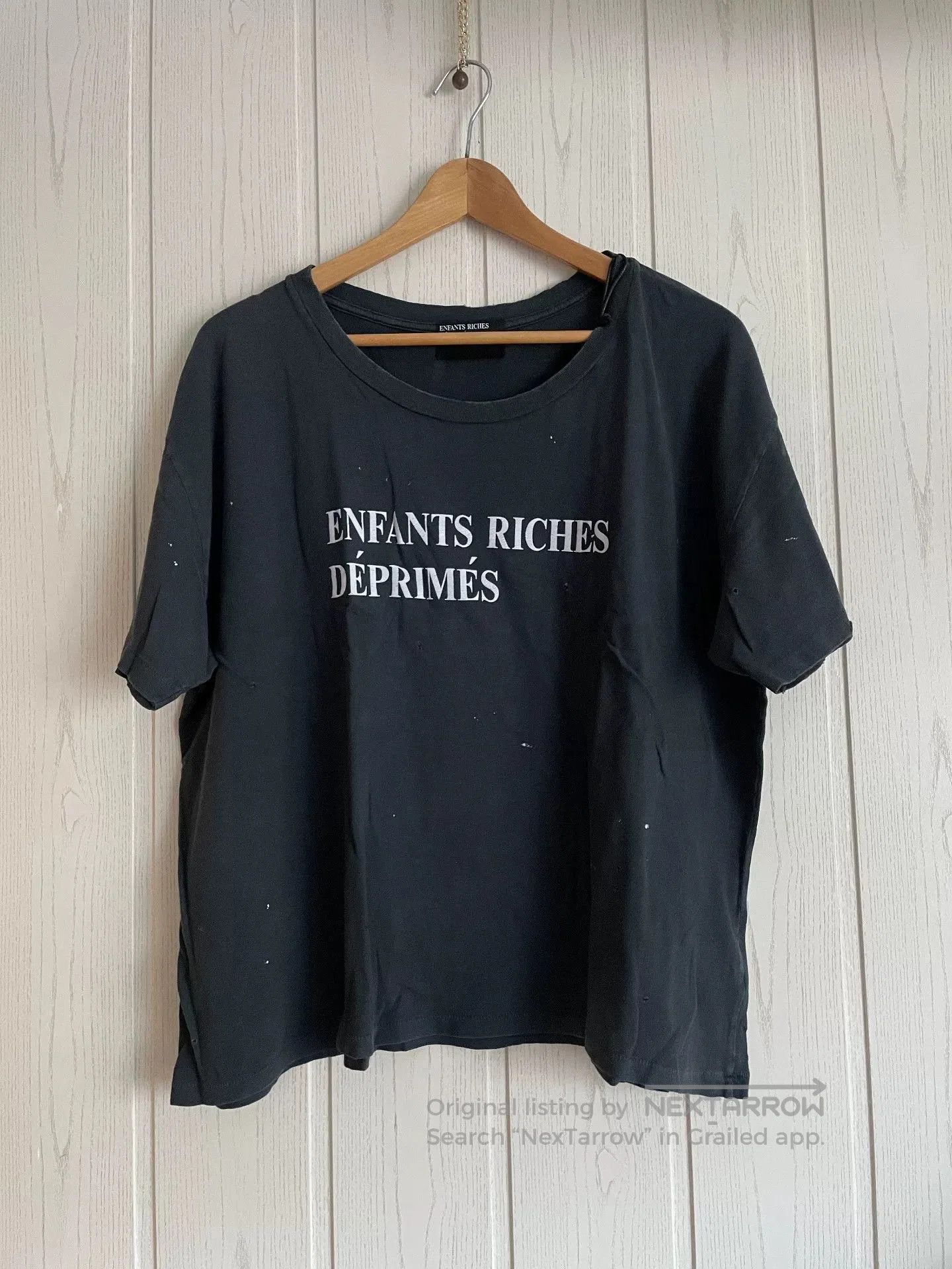Enfants Riches Deprimes ERD ss25 Splash Print Slogan T. Size US XL / EU 56 / 4 - 1 Thumbnail