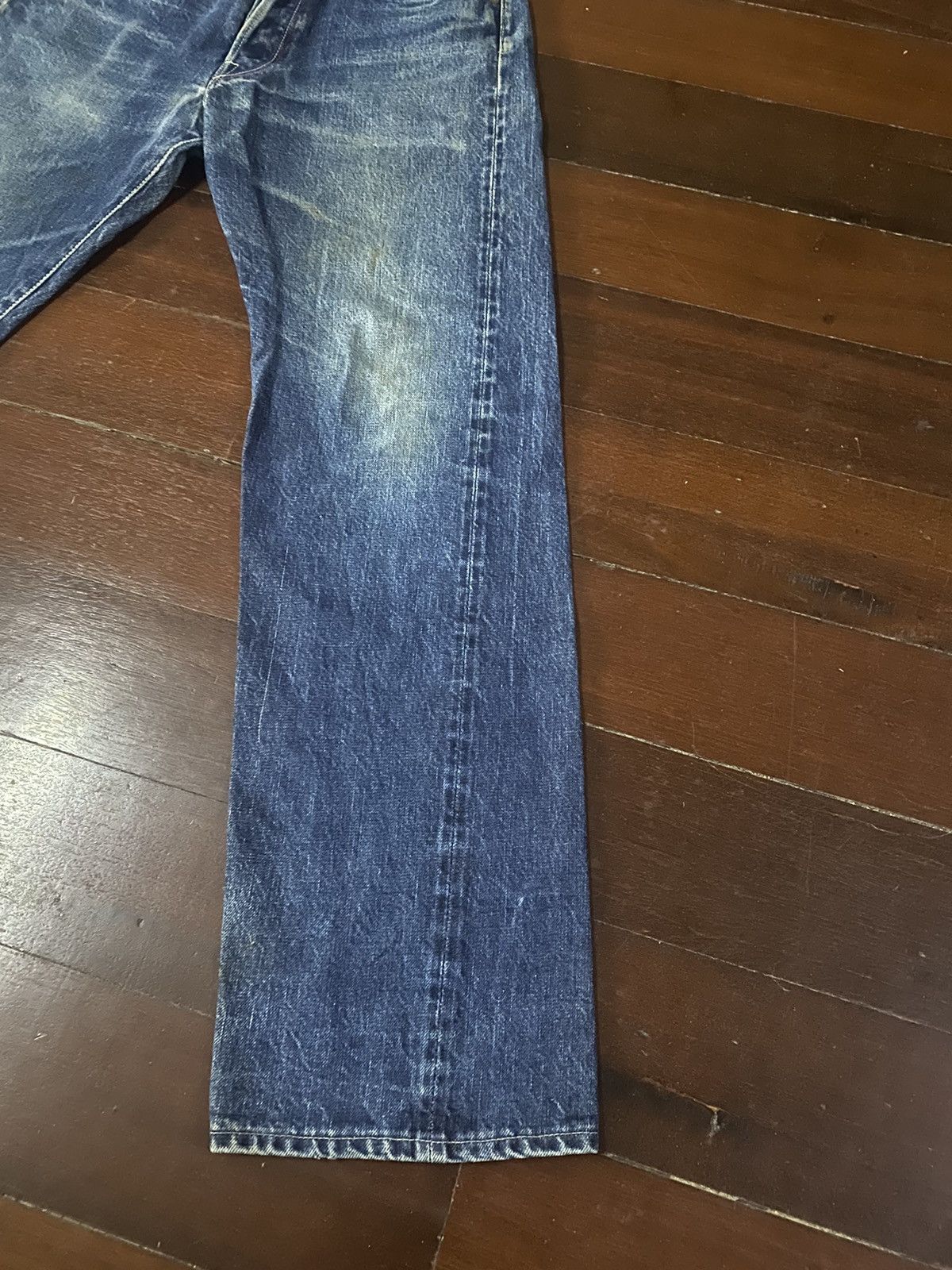 Studio D'Artisan Studio D’Artisan embroide og design Art Selvedge Denim faded Size US 32 / EU 48 - 15 Thumbnail