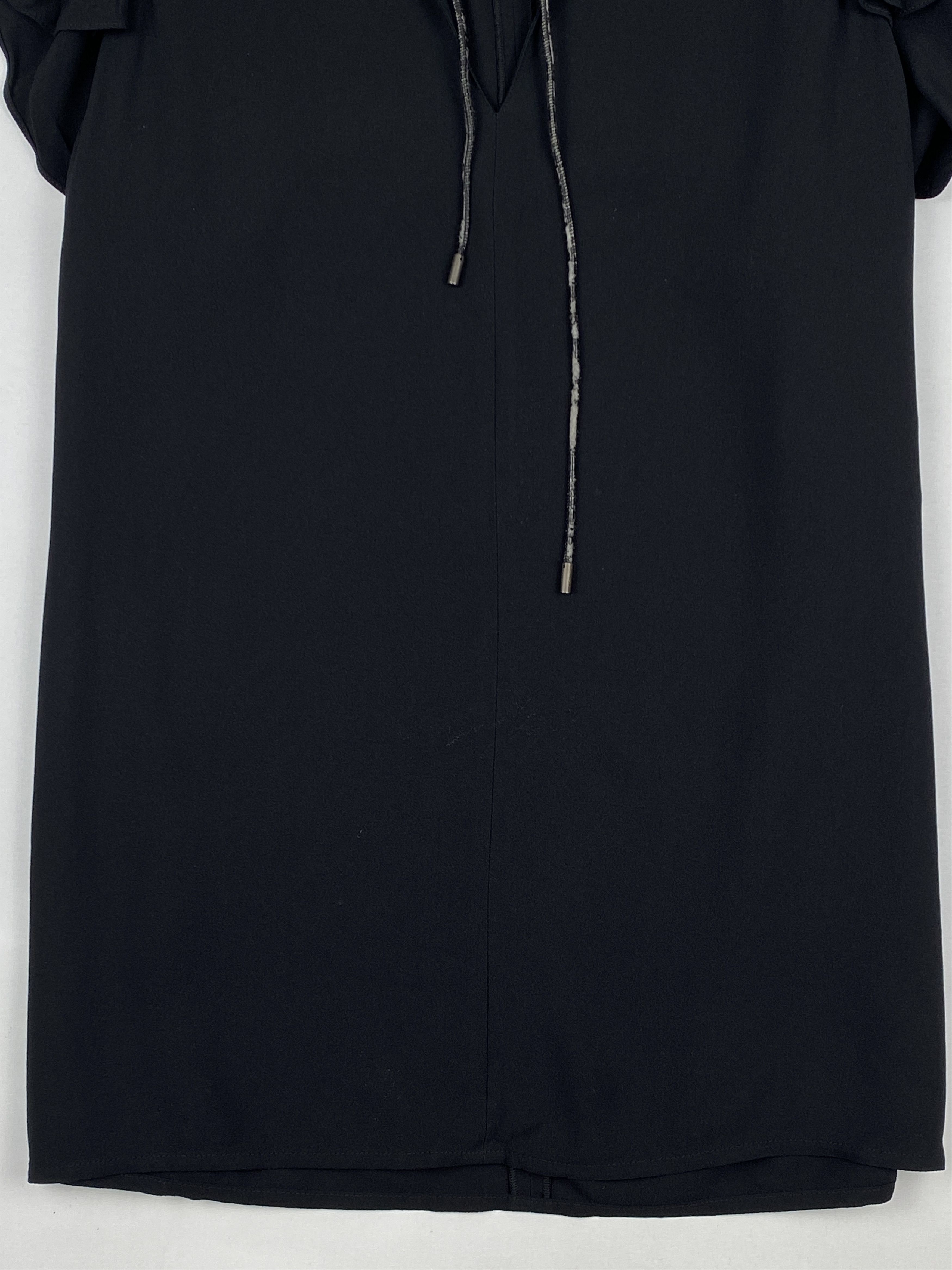 Louis Vuitton Resort 2017 Black Crepe Monogram Tie Blouse Size XS / US 0-2 / IT 36-38 - 4 Thumbnail