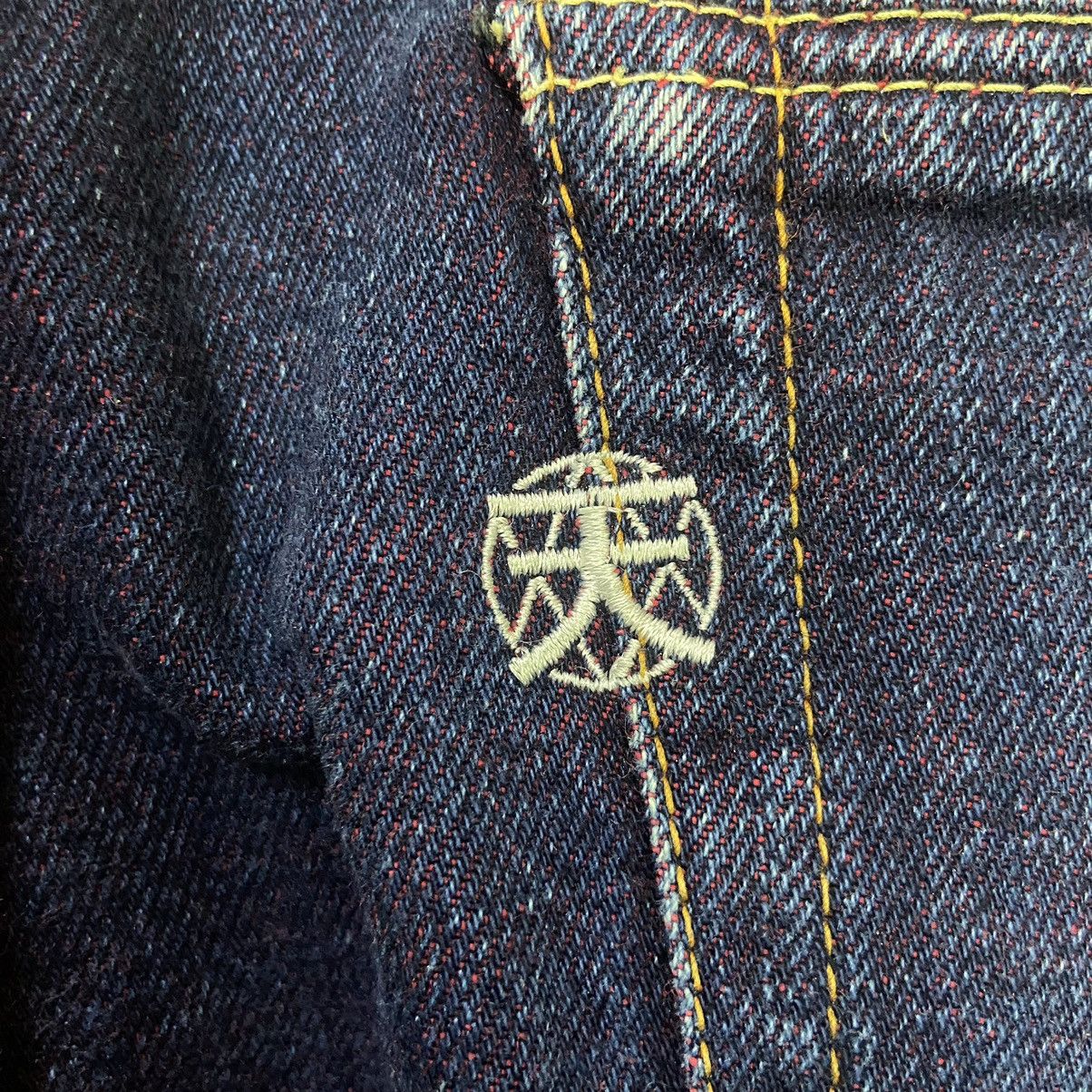 Japanese Brand Kurashiki Tenryo Denim Color Revolution Selvedge Denim Jeans Size US 33 - 11 Thumbnail