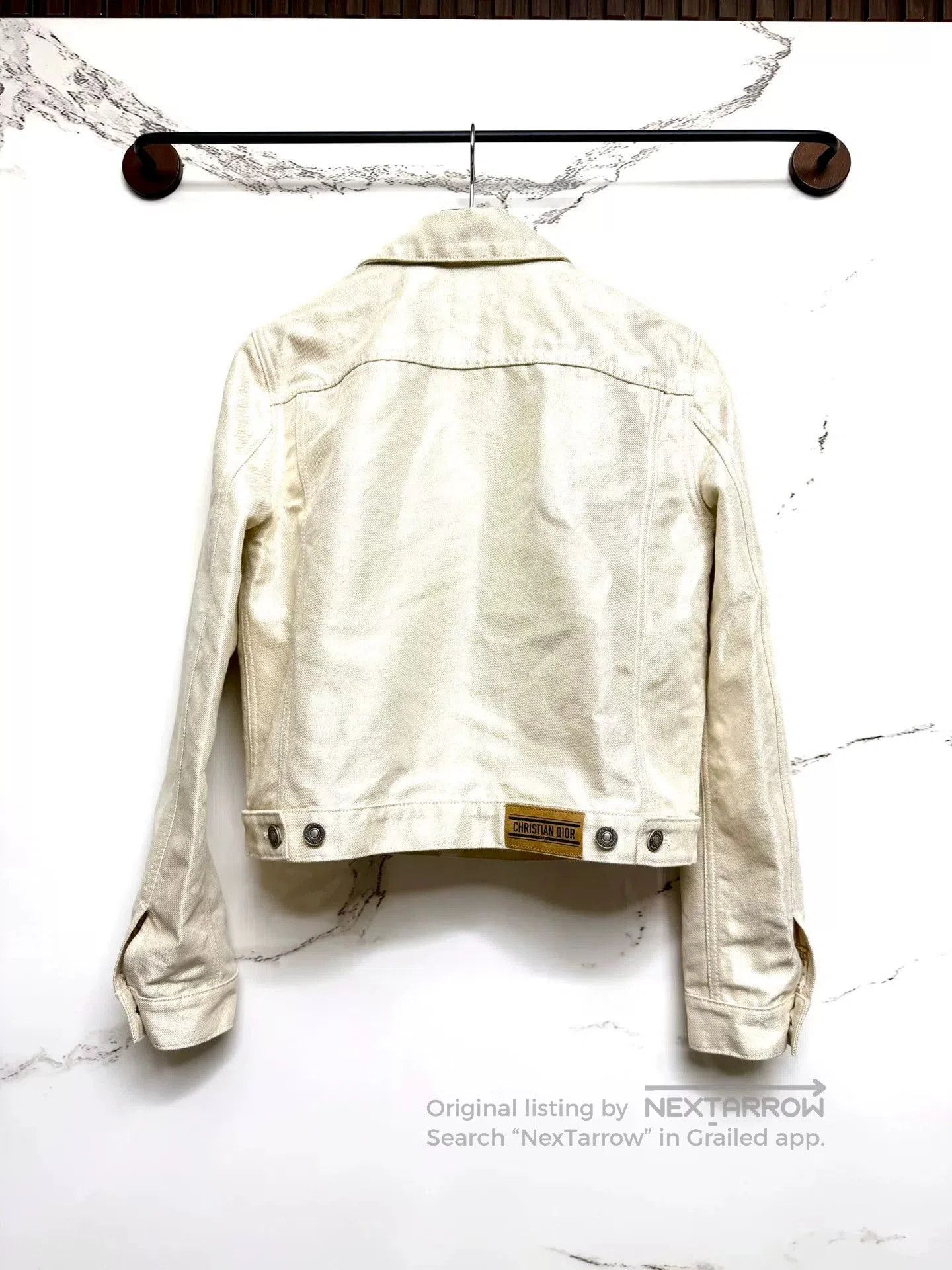 Dior dior beige denim jacket with gold detailing. Size M / US 6-8 / IT 42-44 - 3 Thumbnail