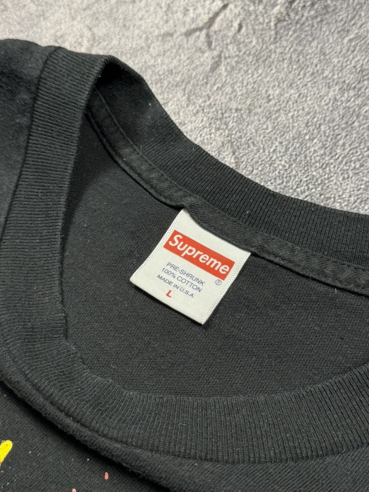 Supreme Supreme "Paint Splatter Logo" Tee Size US L / EU 52-54 / 3 - 4 Thumbnail