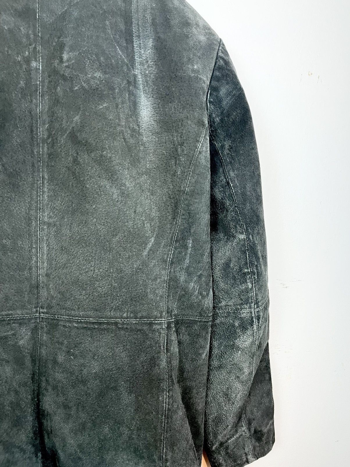 Japanese Brand × St. Johns Bay Genuine Leather Black Blazer Size US M / EU 48-50 / 2 - 6 Thumbnail