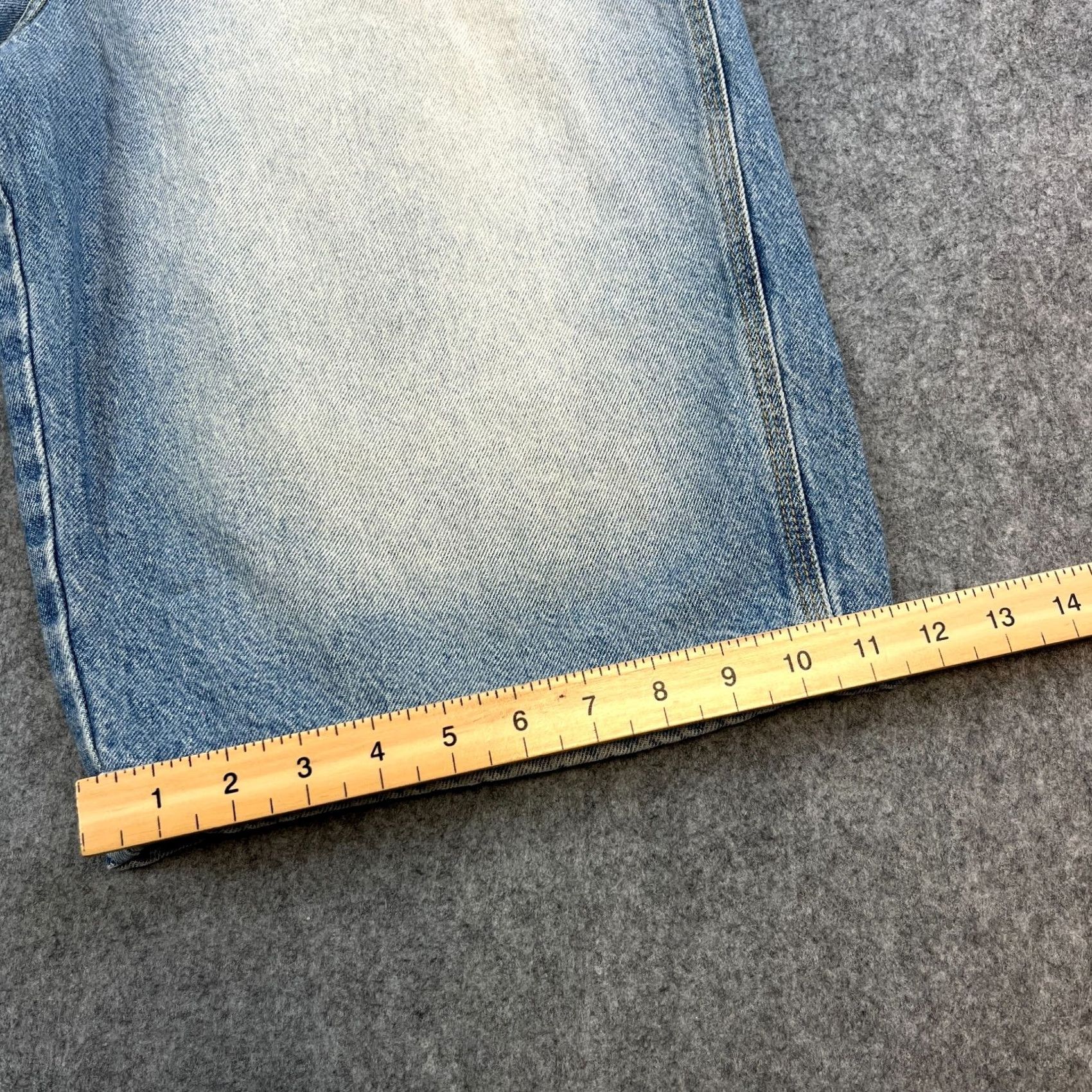 Jordan Craig VINTAGE Jordan Craig Mens Denim Shorts Jorts Y2K Baggy 38 Blue VTG Streetwear Hiphop Casual Cargo Jeans 5-Pocket Mens Regular Navy Blue 90s Size US 38 / EU 54 - 4 Thumbnail