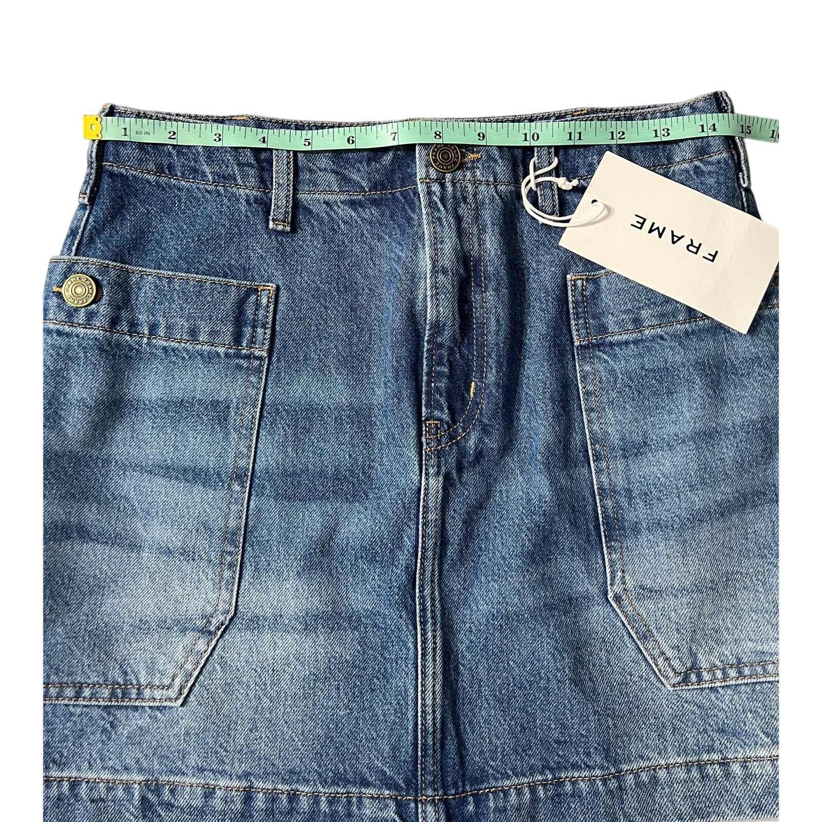 Frame FRAME | Spring 2024 Release | Sonata Jean Skirt - Size 26 Size 26" / US 2 / IT 38 - 13 Thumbnail