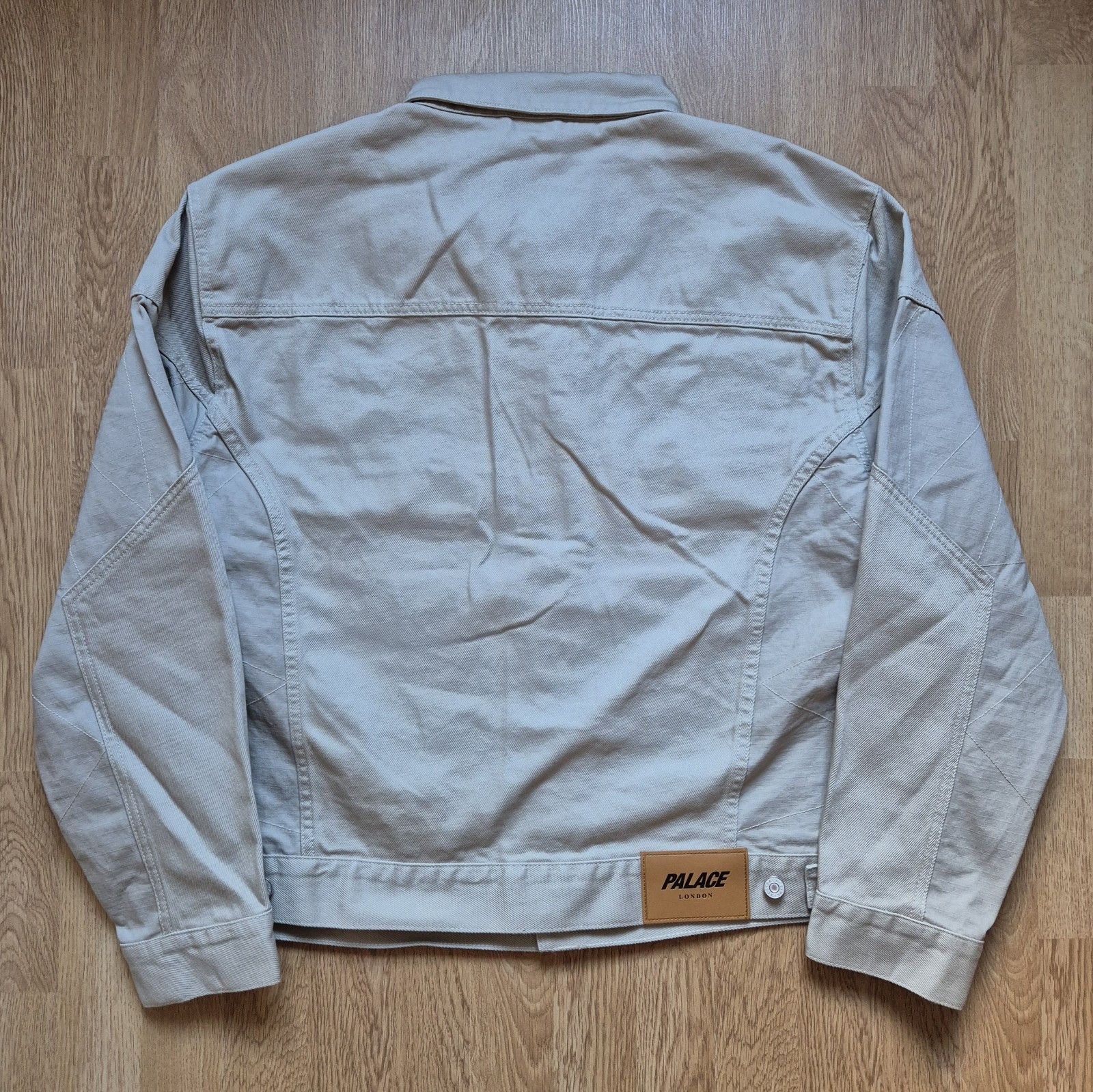Palace Palace Panel Denim Jacket Stoney Grey Large Brand New FW24 Size US L / EU 52-54 / 3 - 2 Thumbnail