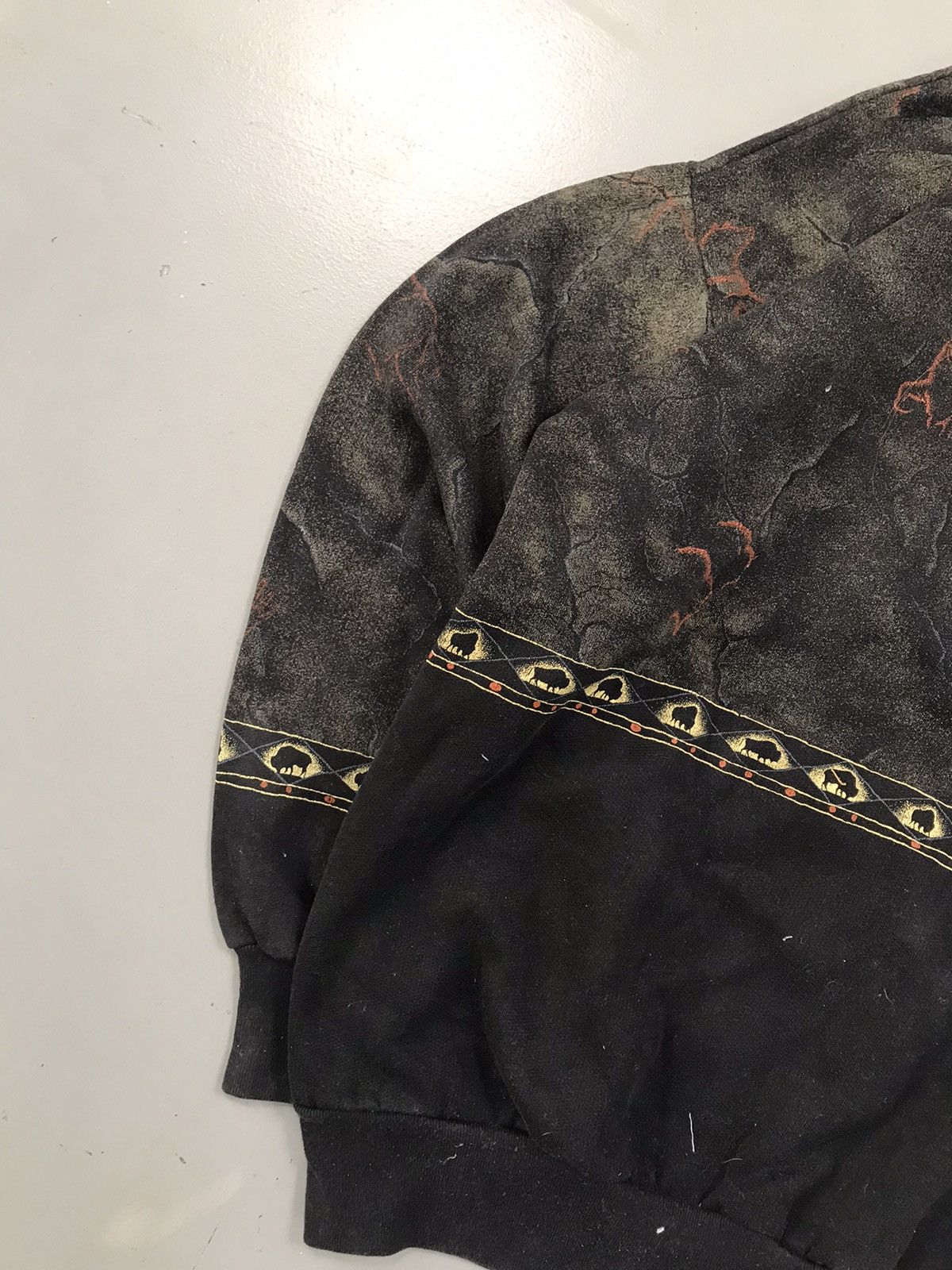 Designer × Vintage Vintage Auisans AOP ox print sweater shirt Size US M / EU 48-50 / 2 - 11 Thumbnail
