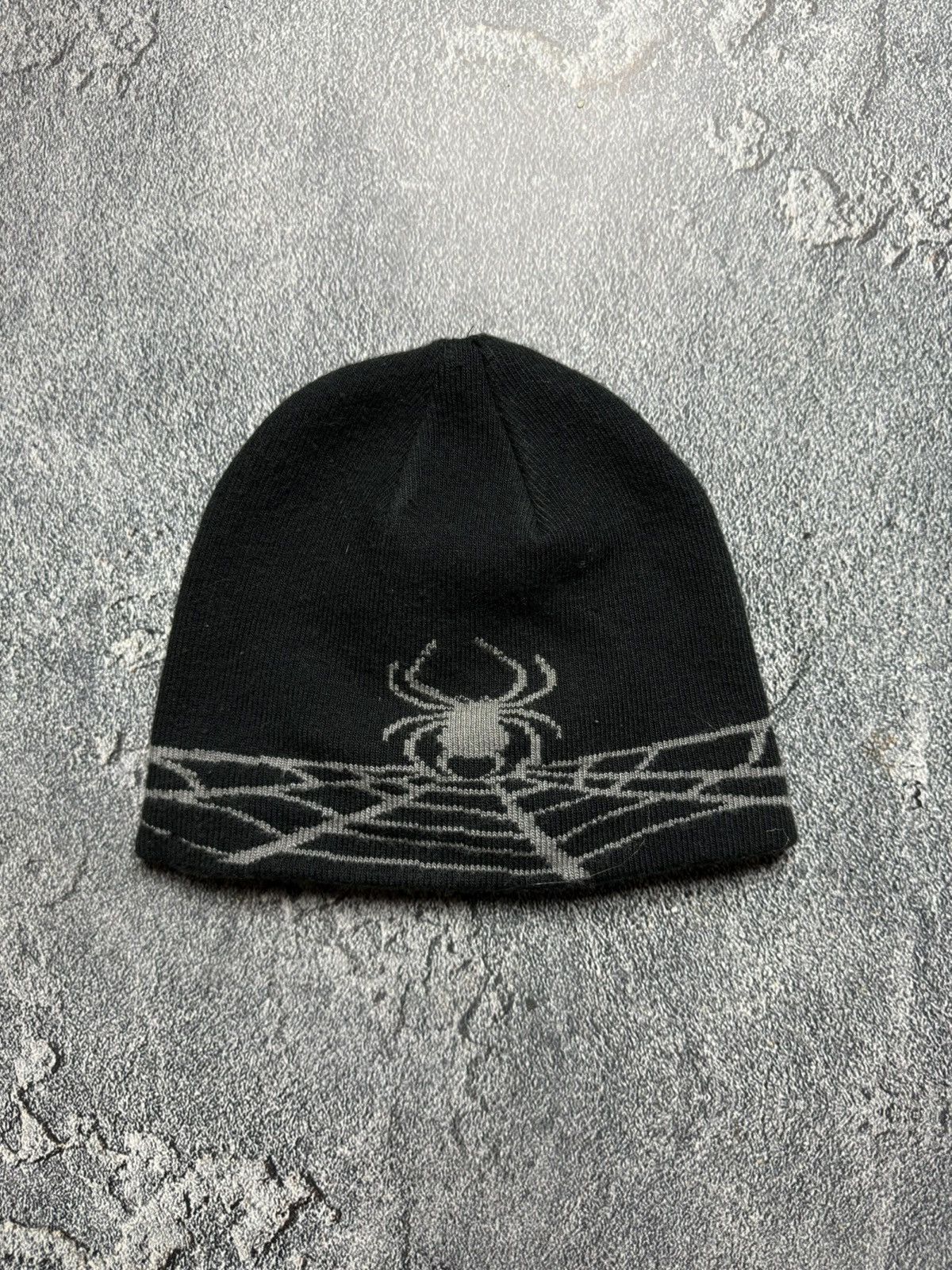 Other Vintage Black Spyder Web Y2K Hat Size ONE SIZE - 1 Thumbnail