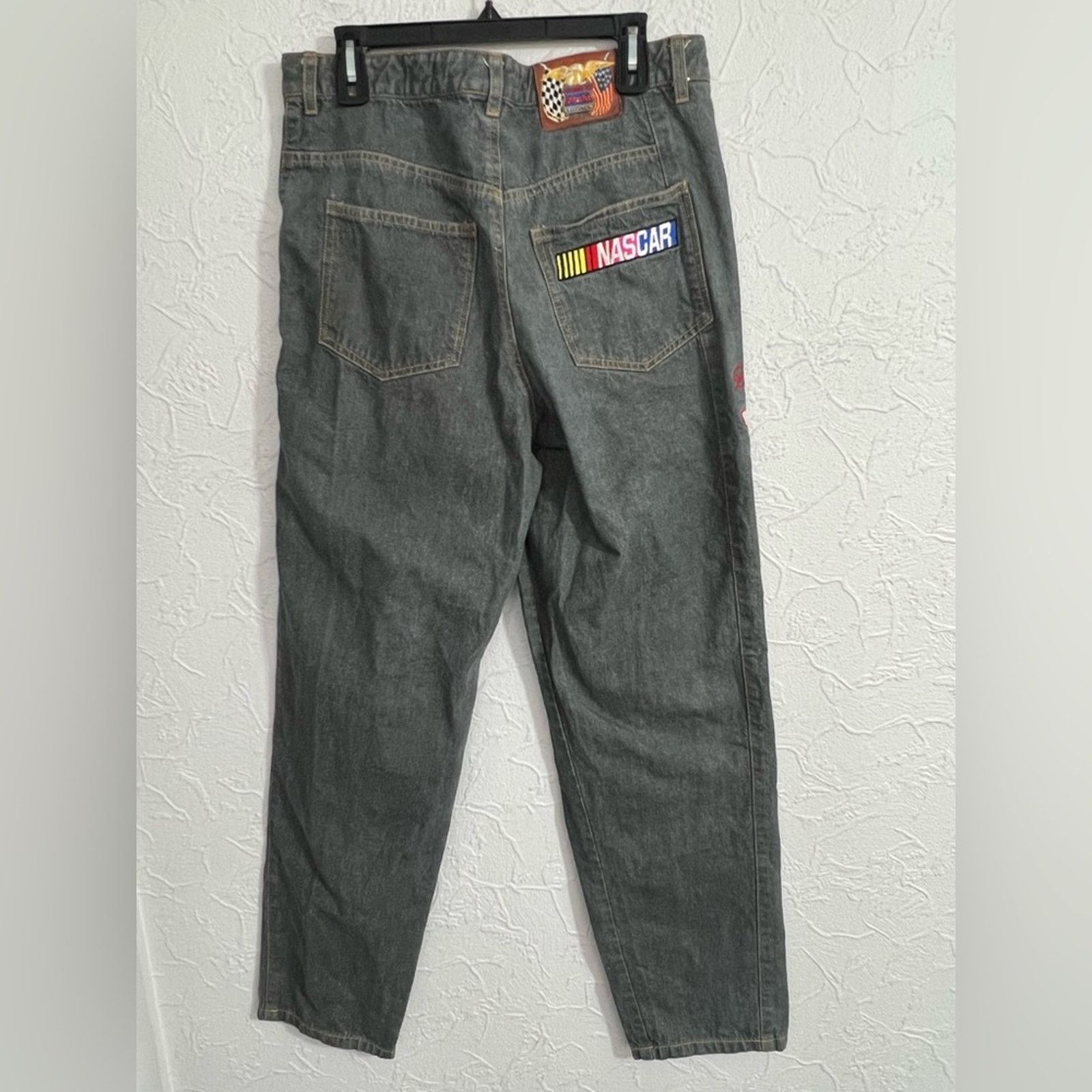 JH Design JH Racing Y2M Denim Jeans Size 34x33 Wide Leg Earnhardt RARE Size US 34 / EU 50 - 2 Thumbnail