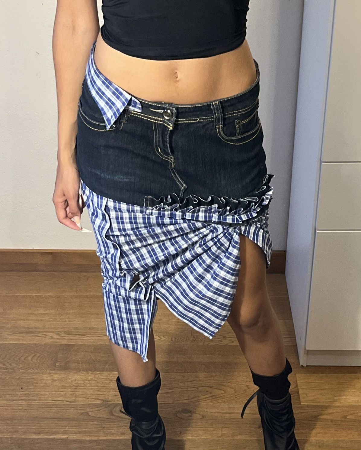Miu Miu Custommade skirt | mini skirt | mini rock Size 24" / US 00 / IT 34 - 1 Thumbnail