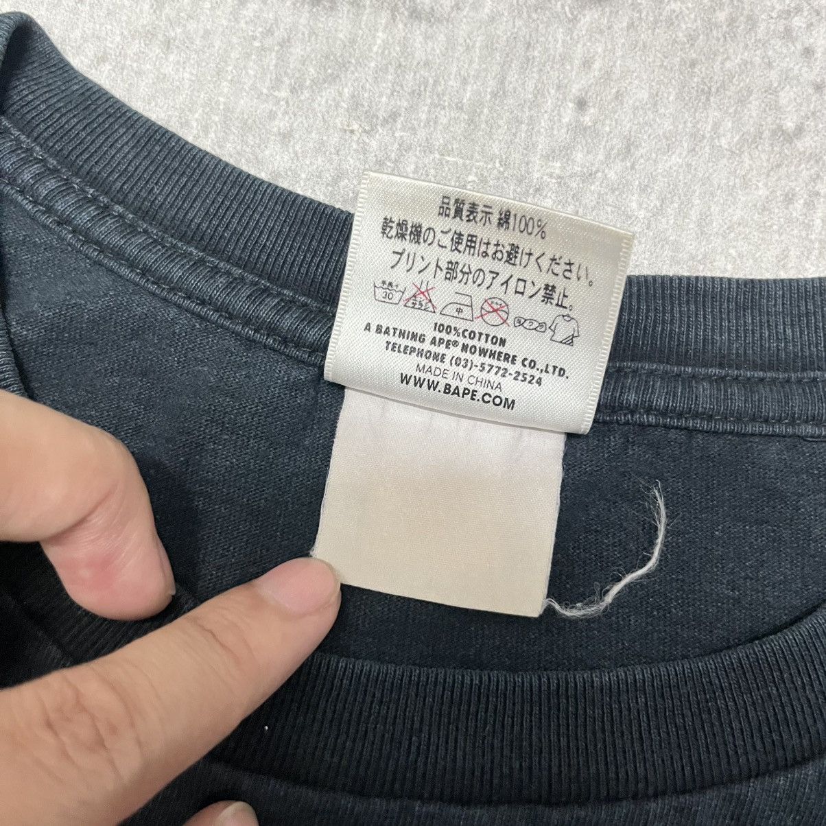 Bape Bape Katakana College Tee Black Size US L / EU 52-54 / 3 - 5 Thumbnail