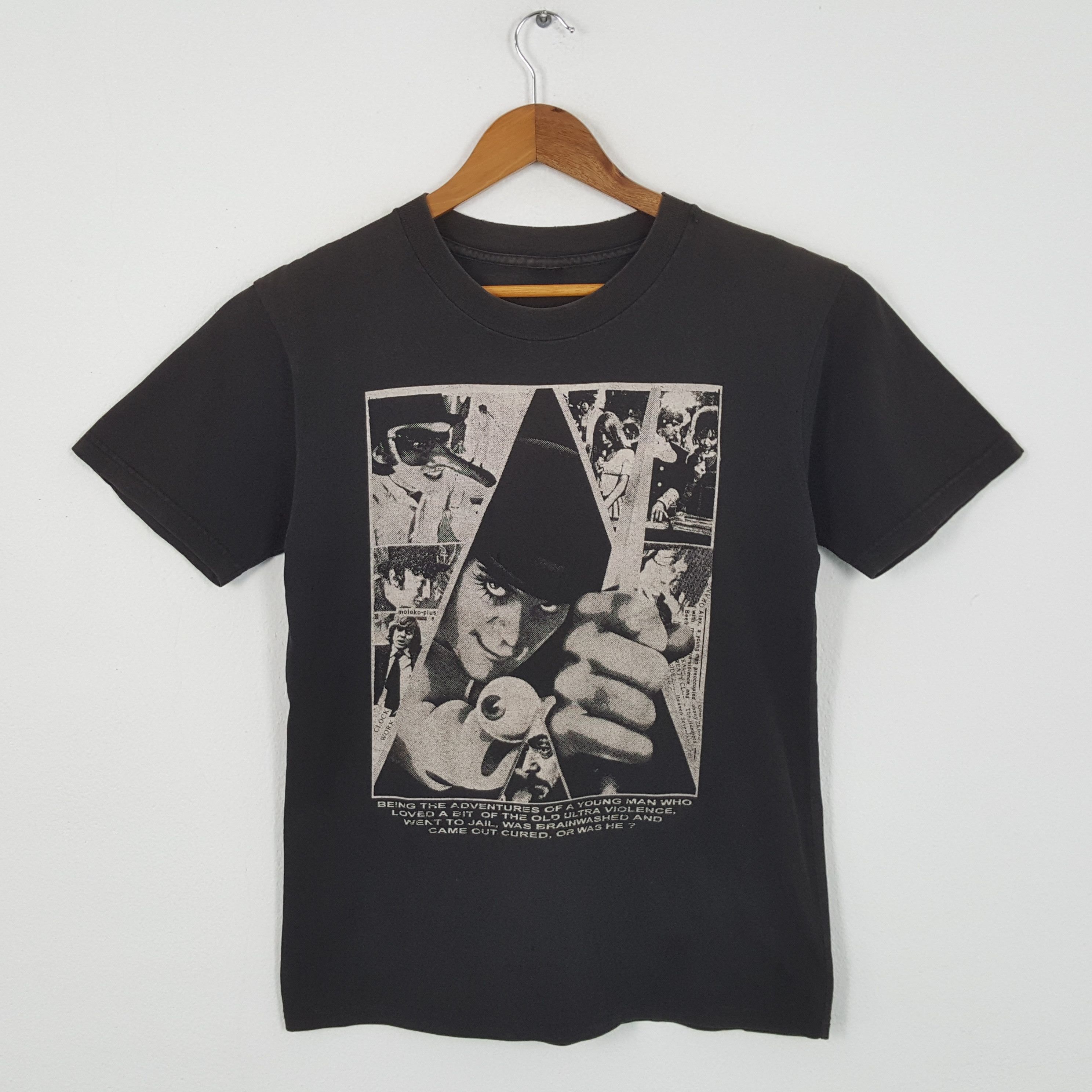 Vintage Vintage A CLOCKWORKS ORANGE Crime Science Fiction Punk Tees Size US M / EU 48-50 / 2 - 1 Thumbnail