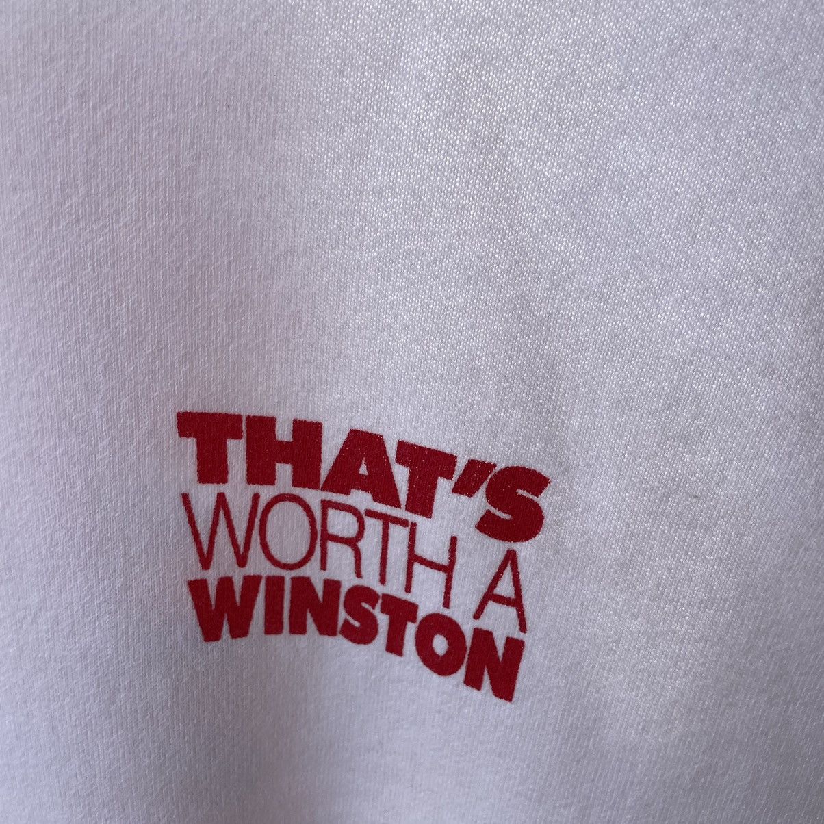 Vintage 🔥Vintage 1992 Winston Big Logo Design Sweatshirts Size US M / EU 48-50 / 2 - 4 Thumbnail