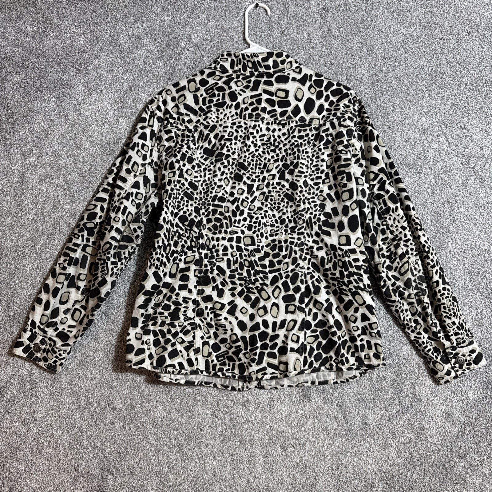 Chicos Chicos Blouse Womens 3 US XL Mob Wife Animal Print Retro Y2K Size XL / US 12-14 / IT 48-50 - 7 Thumbnail
