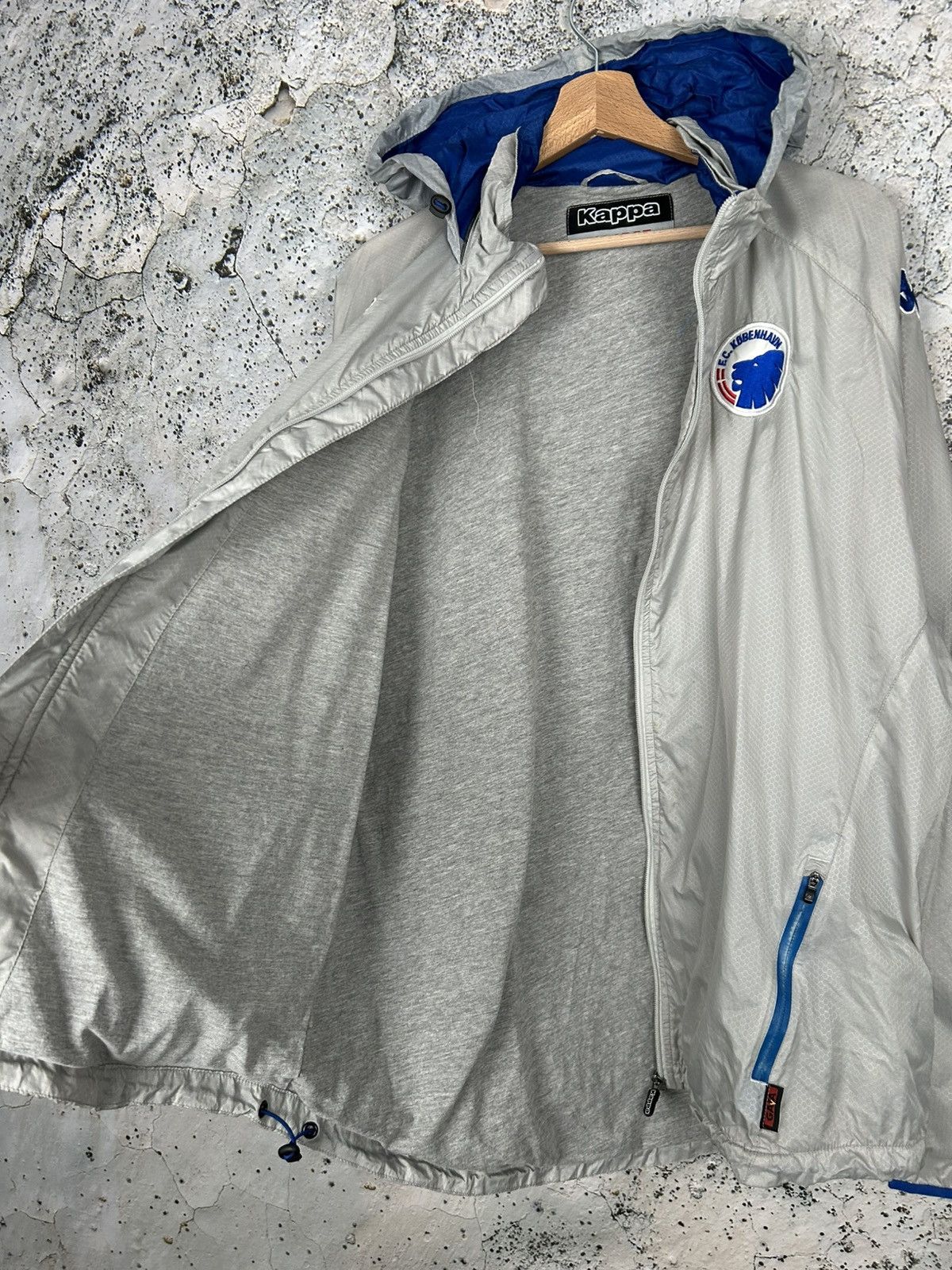 Kappa Vintage FC Kjobenhavn Football Kappa Soccer Light Jacket 90s Size US XL / EU 56 / 4 - 5 Thumbnail