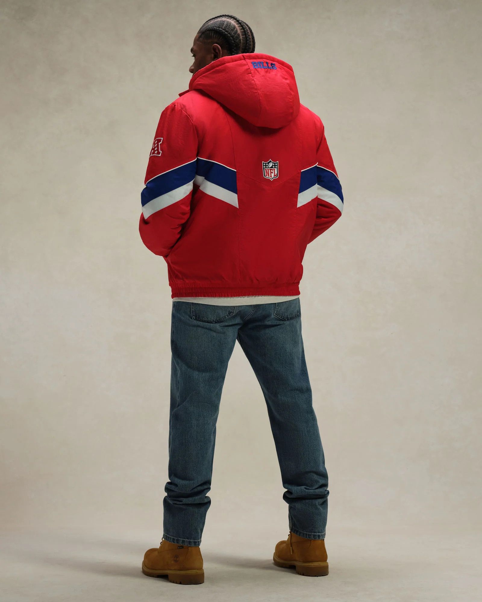Drake OVO x NFL BUFFALO BILLS STARTER® SIDELINE PUFFER JACKET Size US L / EU 52-54 / 3 - 10 Thumbnail