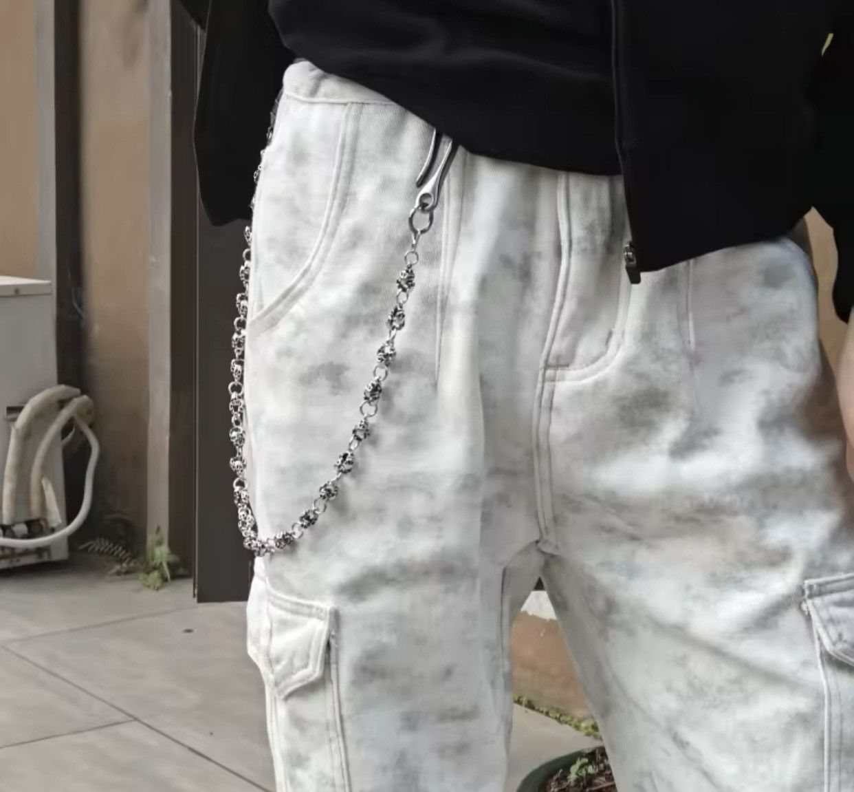 Jewelry New Model Skeleton Pants Chain Size ONE SIZE - 3 Thumbnail