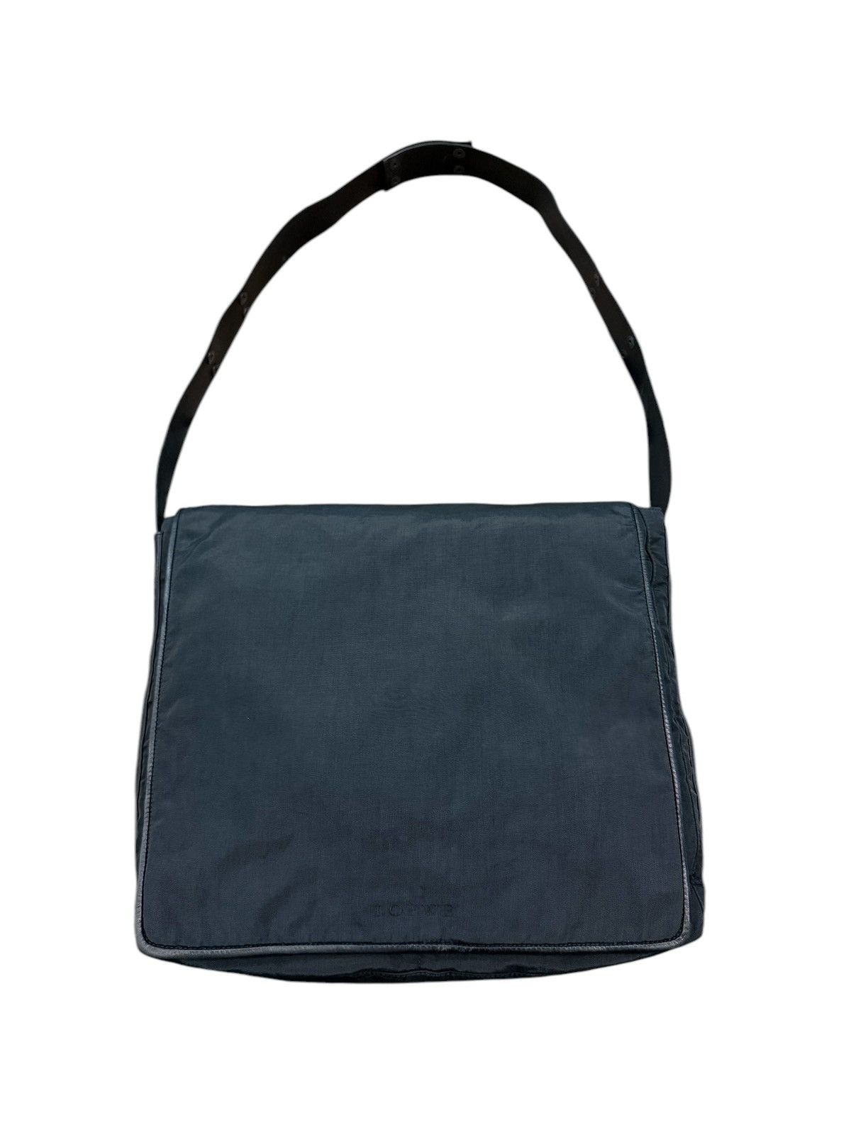 Vintage VINTAGE LOEWE BLACK NYLON SHOULDER/CROSSBODY BAG Size ONE SIZE - 2 Thumbnail
