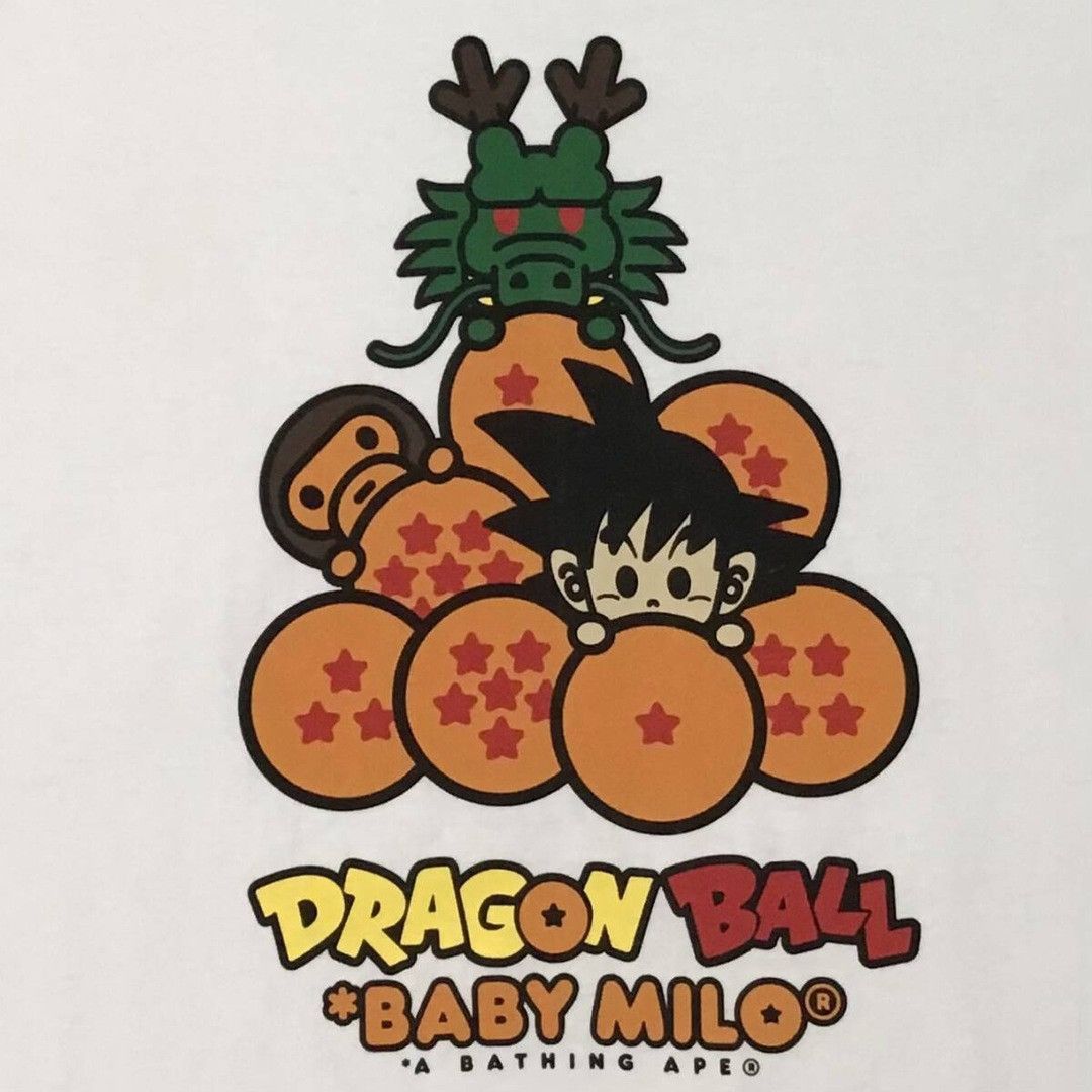 Bape BAPE × Dragon Ball Milo Goku T-shirt a bathing ape Size US L / EU 52-54 / 3 - 2 Thumbnail