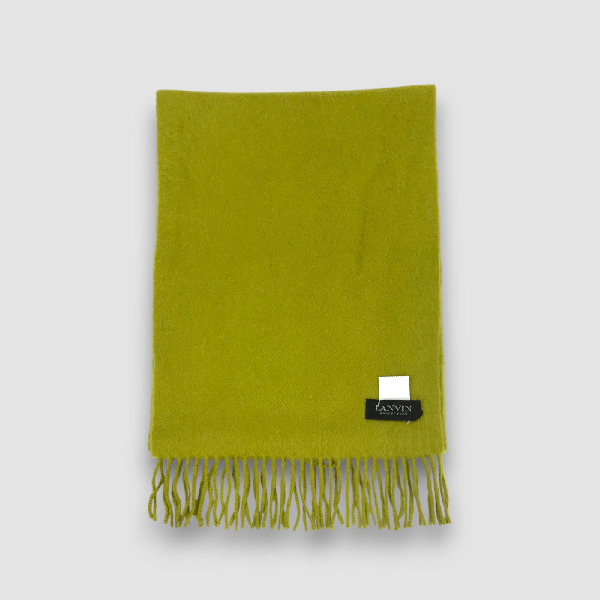 Lanvin Vintage Lanvin Scarf Wool Cashmere Scarves Size ONE SIZE - 2 Thumbnail