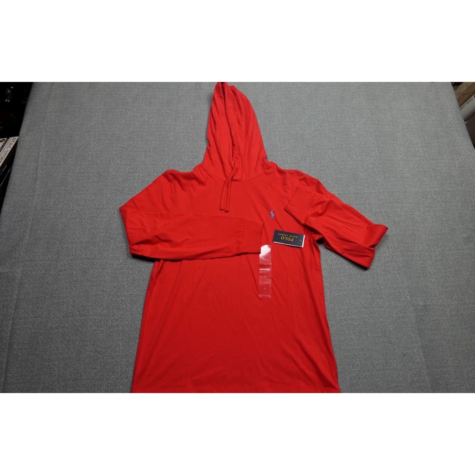 Polo Ralph Lauren Polo Ralph Lauren Sweatshirt Mens Medium Red Lightweight Sweater Hooded NEW Size US M / EU 48-50 / 2 - 3 Thumbnail
