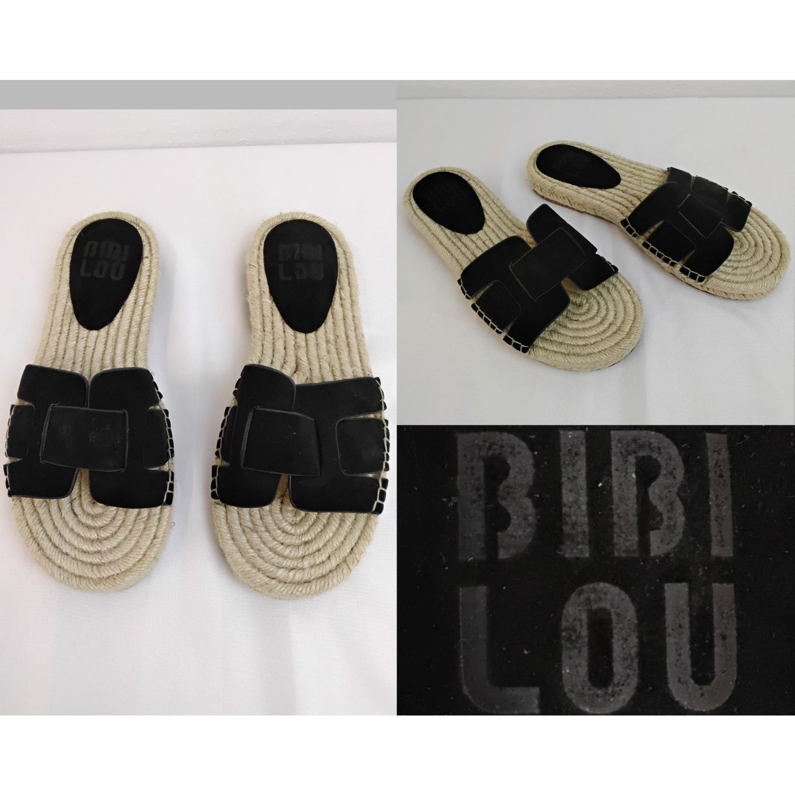 Other Bibi Lou Espadrille Sandals EU 39 US Women's 9 Black Suede Size US 9 / IT 39 - 1 Thumbnail