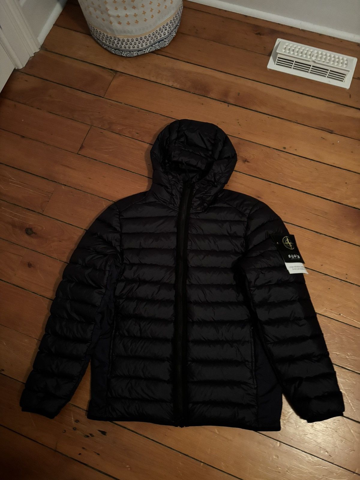 Stone Island Stone Island Black Med Down Loom Woven Jacket Size US M / EU 48-50 / 2 - 10 Thumbnail