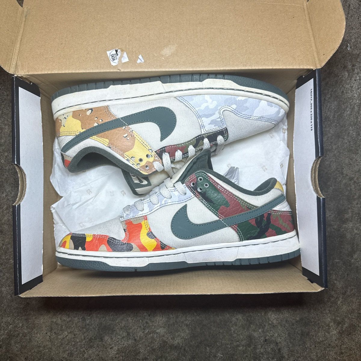 Nike Nike Dunk Low Sail Camo Size US 8 / EU 41 - 1 Thumbnail