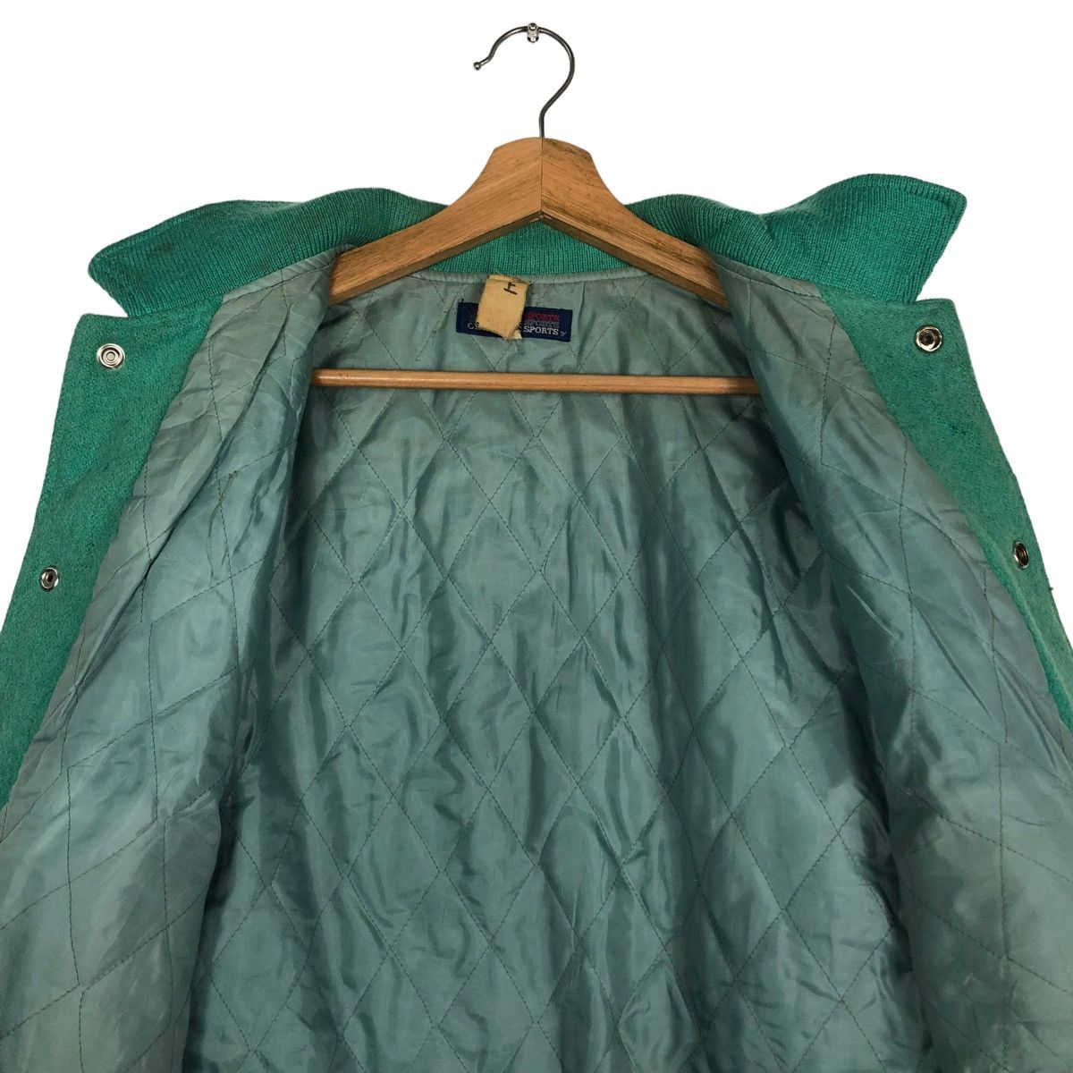 Japanese Brand 🔥VINTAGE VARSITY BOMBER JACKET CROCODILE SPORTS BIG LOGO Size US M / EU 48-50 / 2 - 14 Thumbnail