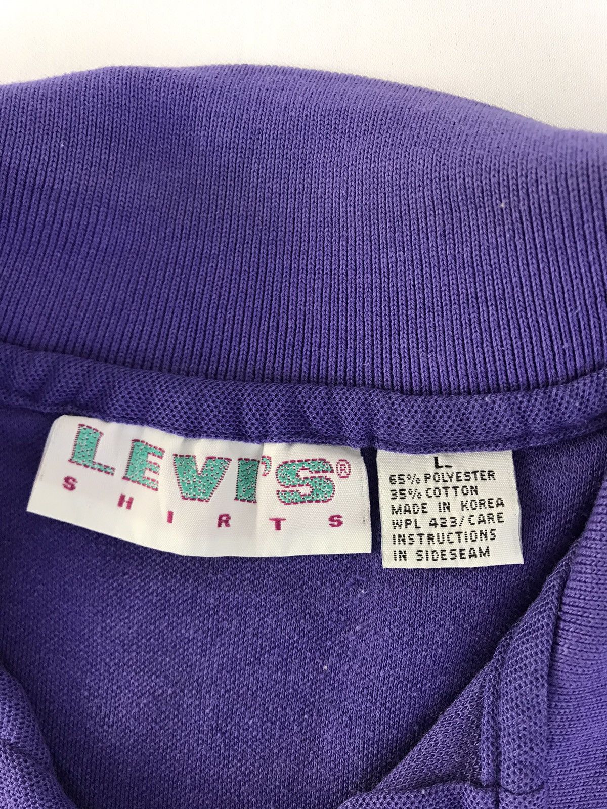 Levi's × Vintage Levis Shirt Plain Design Minimalist Polo Tee T-shirt Size US XL / EU 56 / 4 - 6 Thumbnail