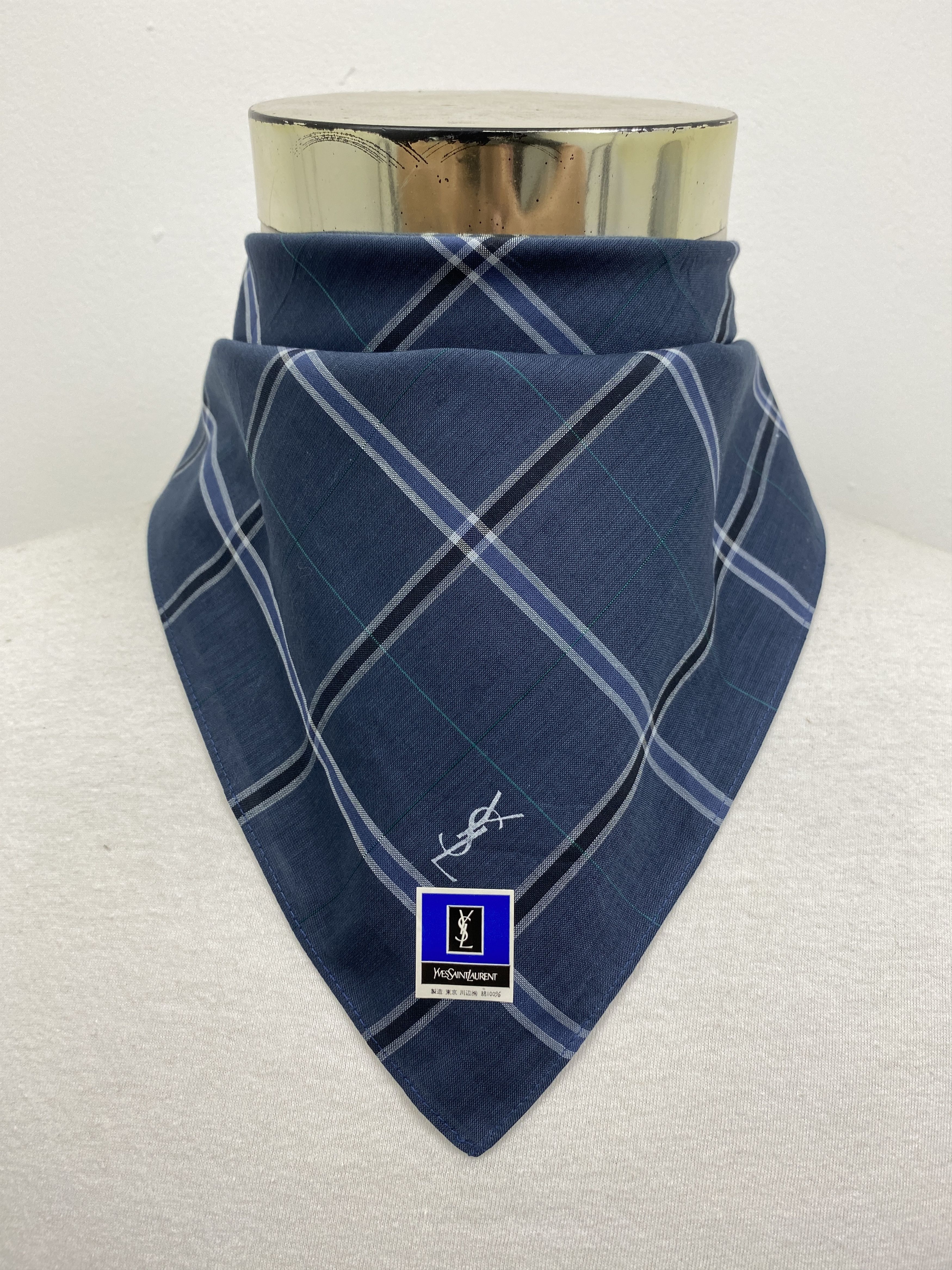 Vintage × Yves Saint Laurent Yves Saint Laurent Handkerchief / Neckerchief HKC0287 Size ONE SIZE - 2 Thumbnail