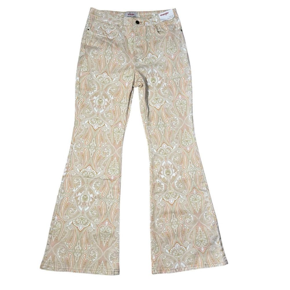 Wrangler NWT New Wrangler High Rise Fierce Flare Paisley Jeans Size Size 26" / US 2 / IT 38 - 4 Thumbnail