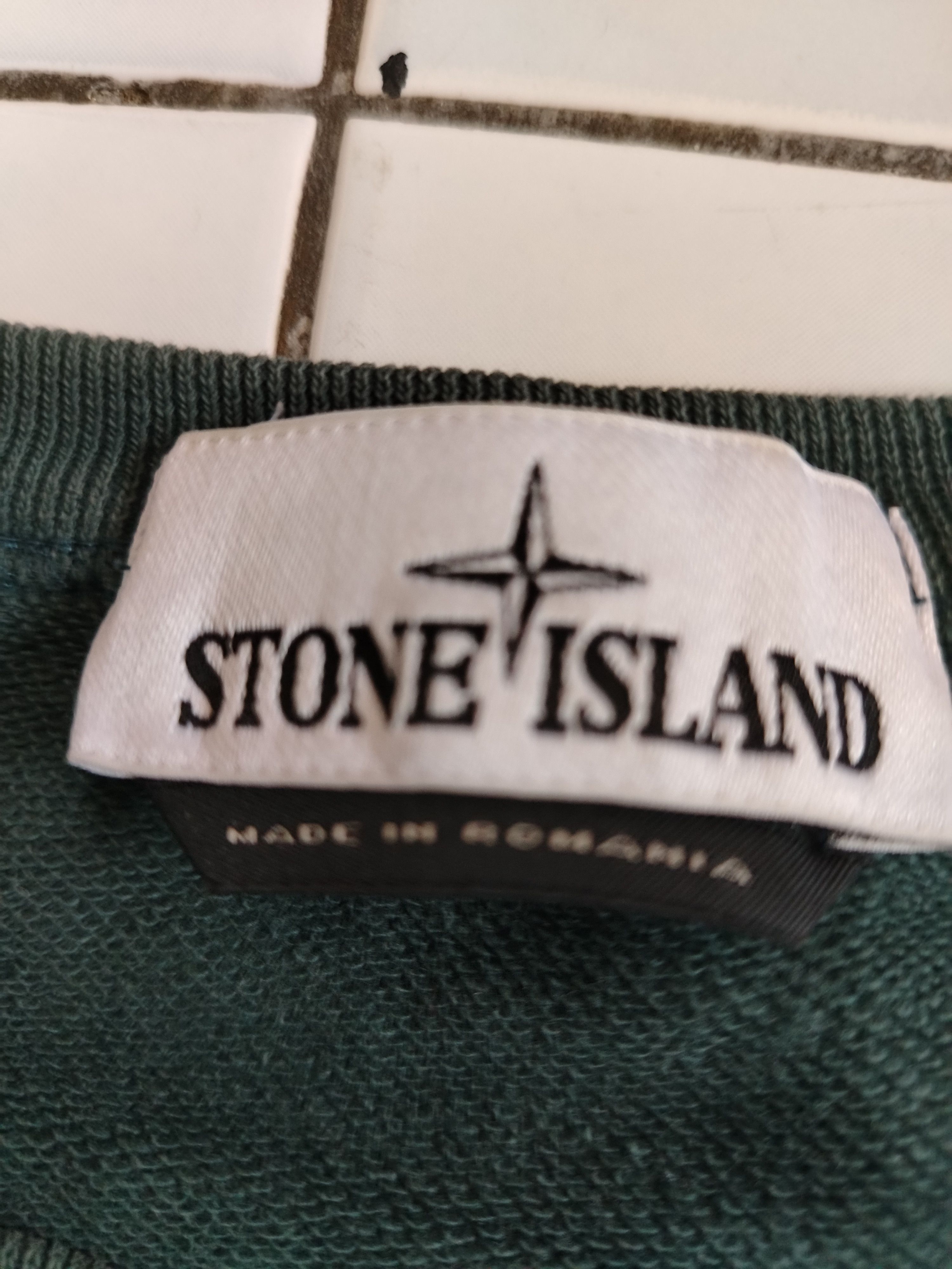 Stone Island Garment Dyed Crewneck Sweatshirt (Olive) Description Size US XL / EU 56 / 4 - 7 Thumbnail