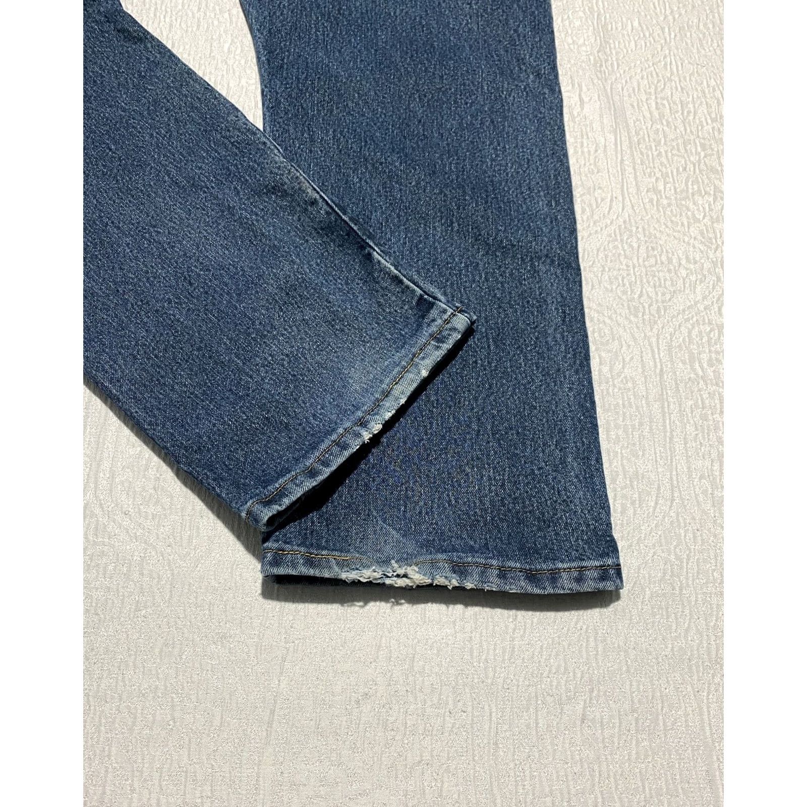 Wrangler Wrangler Riggs Jeans Mens 38x30 Blue Straight Denim Workwear Pants Jeans Size US 38 / EU 54 - 4 Thumbnail