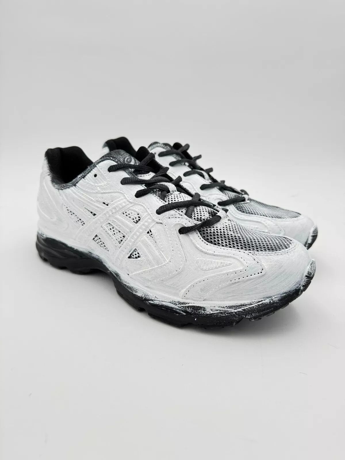Asics × Gallery Dept. Gel-K1011 Mental Energy Painted White Black Size US 9.5 / EU 42-43 - 3 Thumbnail