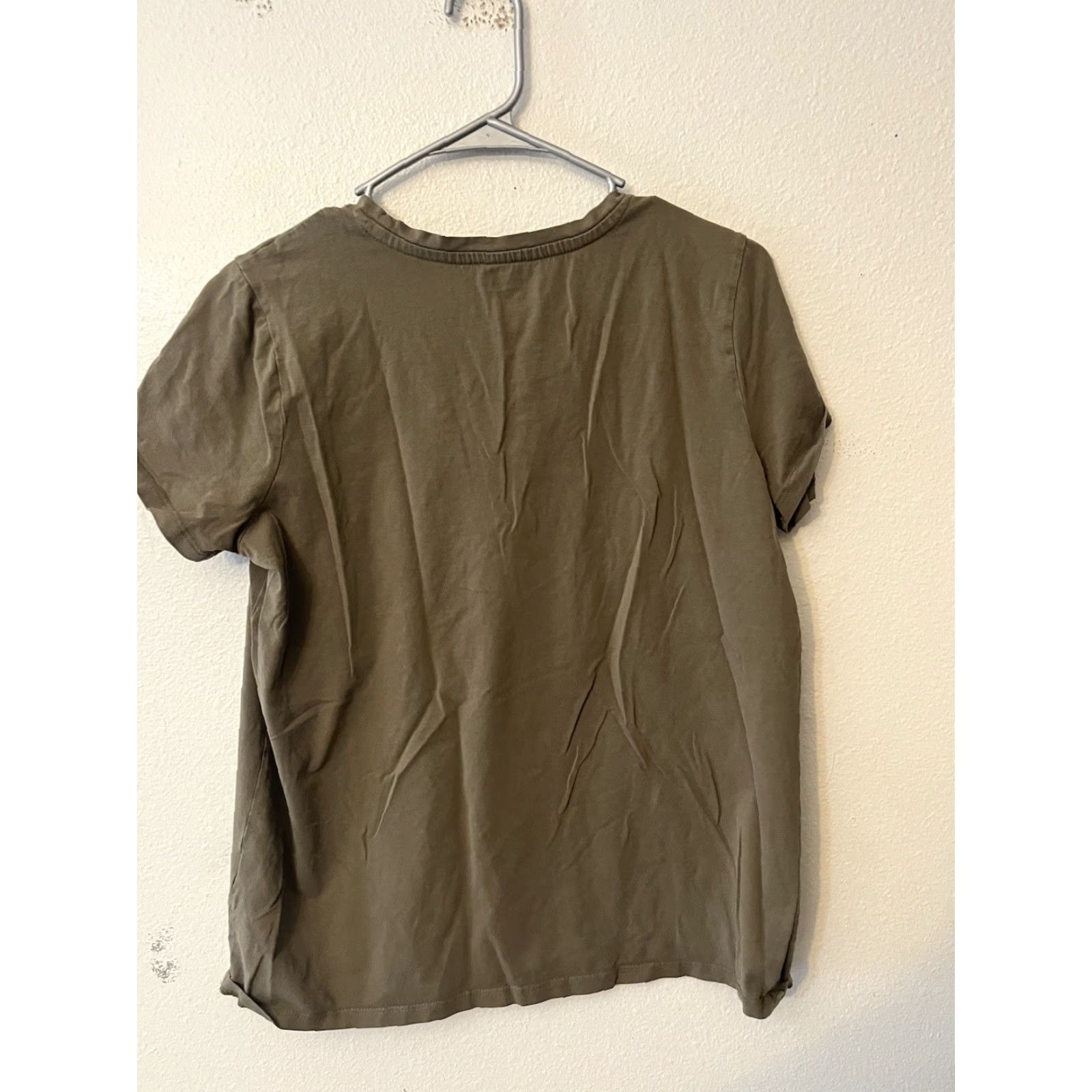 Calvin Klein Calvin Klein T-Shirt Women M Brown Graphic Round Neck Short Sleeve Size M / US 6-8 / IT 42-44 - 2 Thumbnail