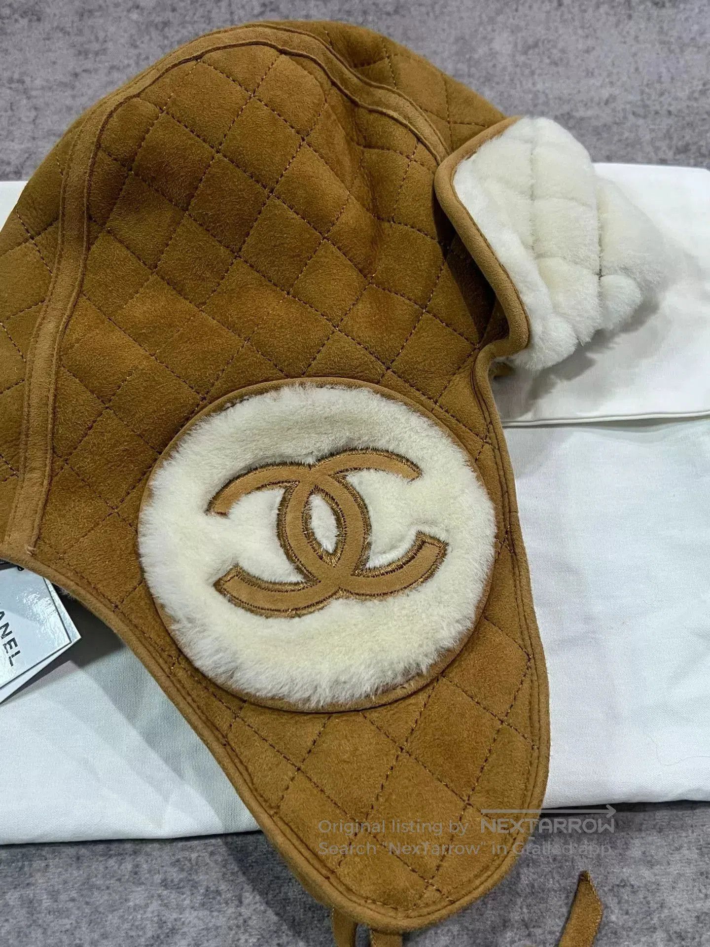Chanel brand new chanel khaki fur hat. Size ONE SIZE - 3 Thumbnail