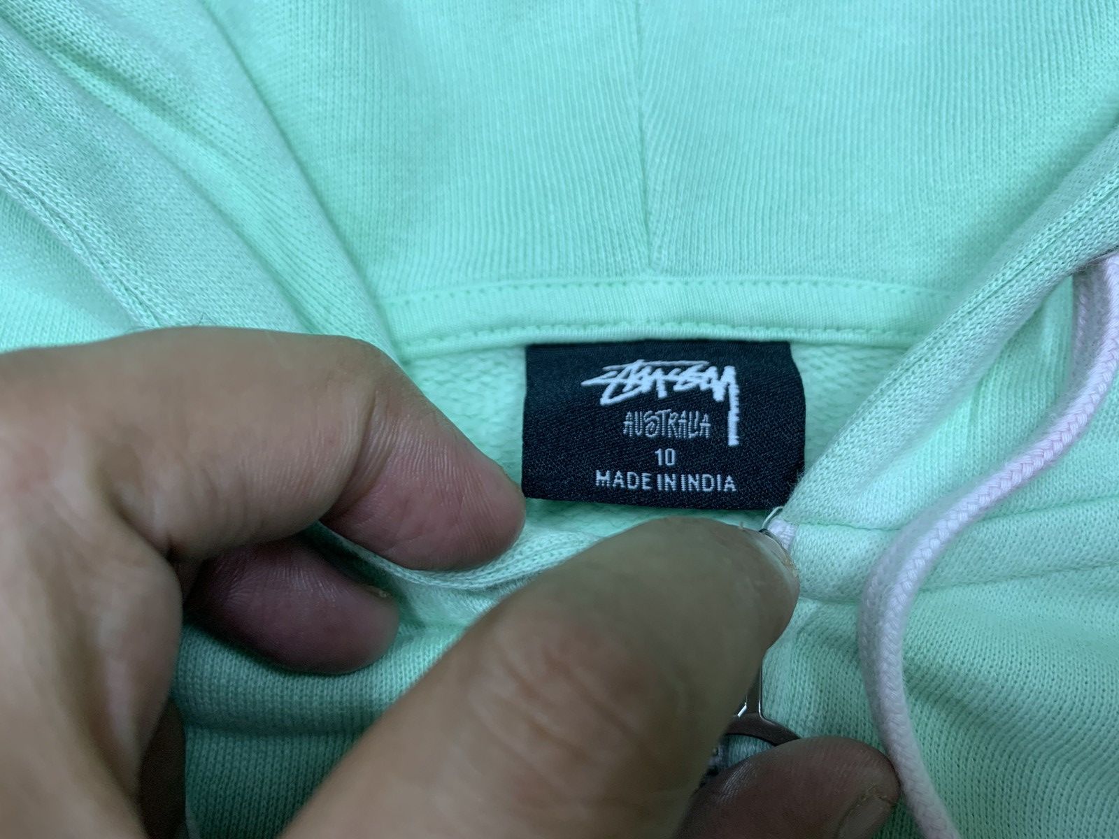 Stussy Stussy Distressed Stock Tie Die Lilac Baggy Hoodie Size US XXL / EU 58 / 5 - 10 Thumbnail