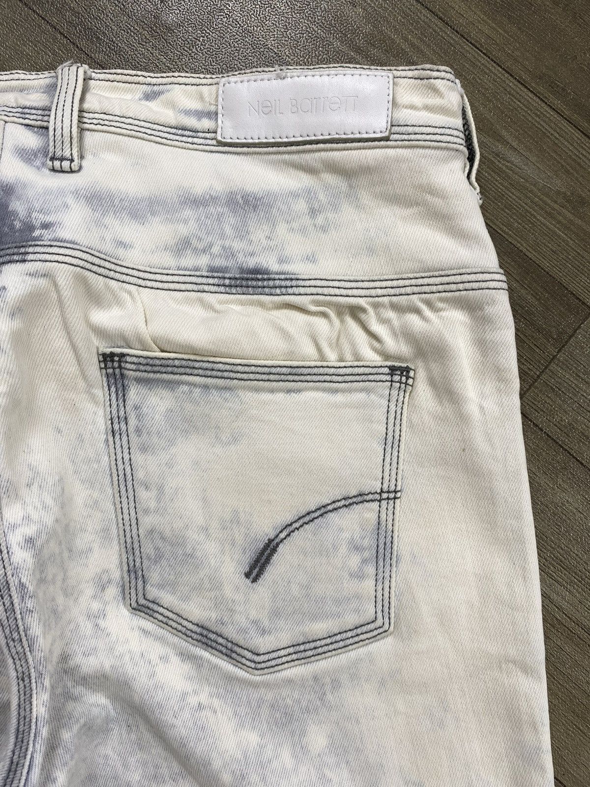 Neil Barrett Vintage Neil Barret Mud Max Punk Acid Wash Lgb Luxury Jeans Size US 30 / EU 46 - 12 Thumbnail
