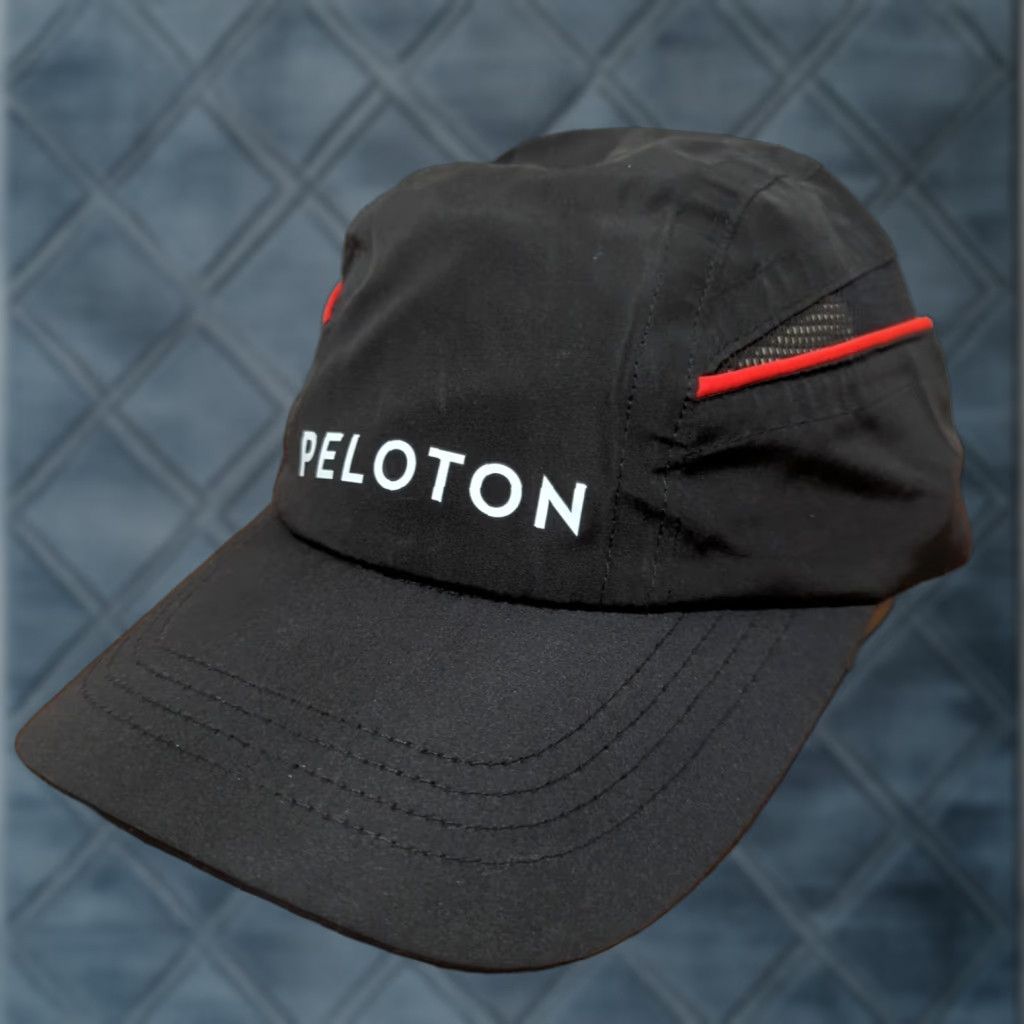Vintage Peloton Hat Baseball Cap One Size Mens Black Lightweight Breathable Adjustable Nylon Polyester Strap Back Size ONE SIZE - 1 Thumbnail