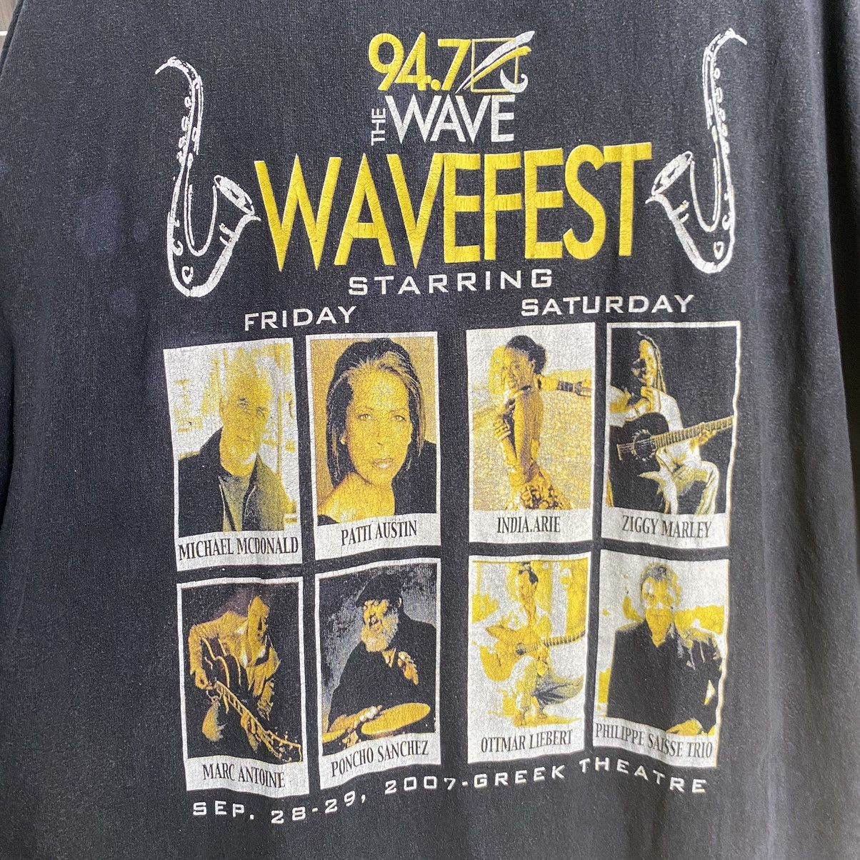 Band Tees Thrashed Faded Vintage Y2K The Wavefest ERD GRUNGE TEE Size US XXL / EU 58 / 5 - 3 Thumbnail