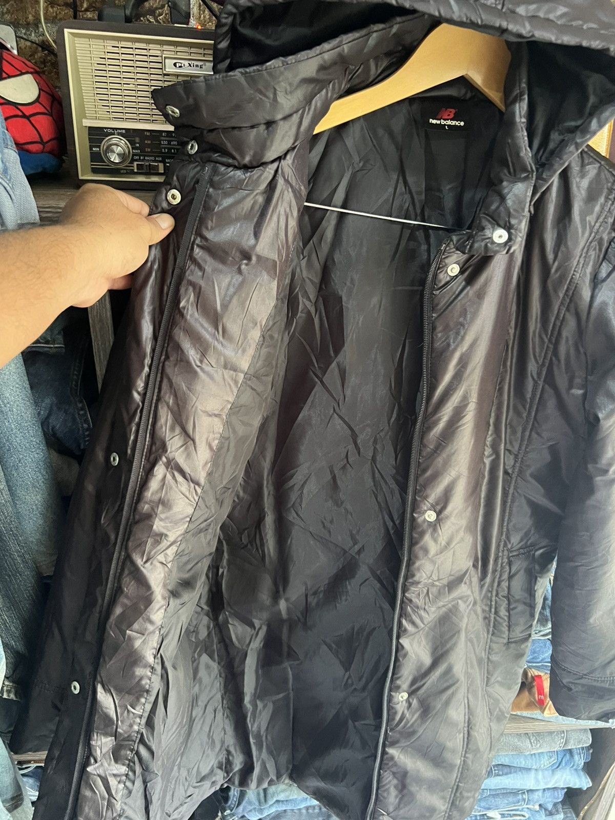 New Balance 🔥New Balance Long Puffer Jacket Hoodie Size US S / EU 44-46 / 1 - 10 Thumbnail