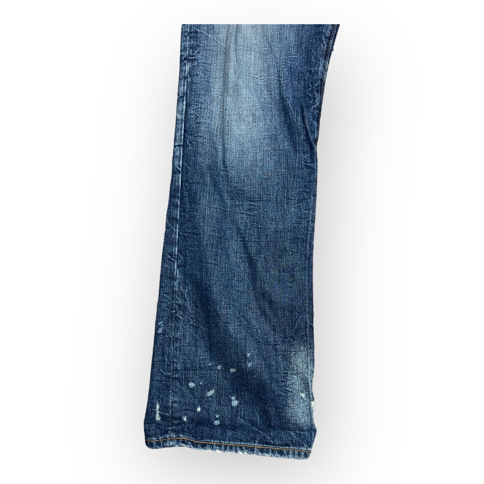 Ruehl No. 925 Ruehl No. 925 | Vintage Distressed Splatter Bootcut Jeans Size 30" / US 8 / IT 44 - 11 Thumbnail
