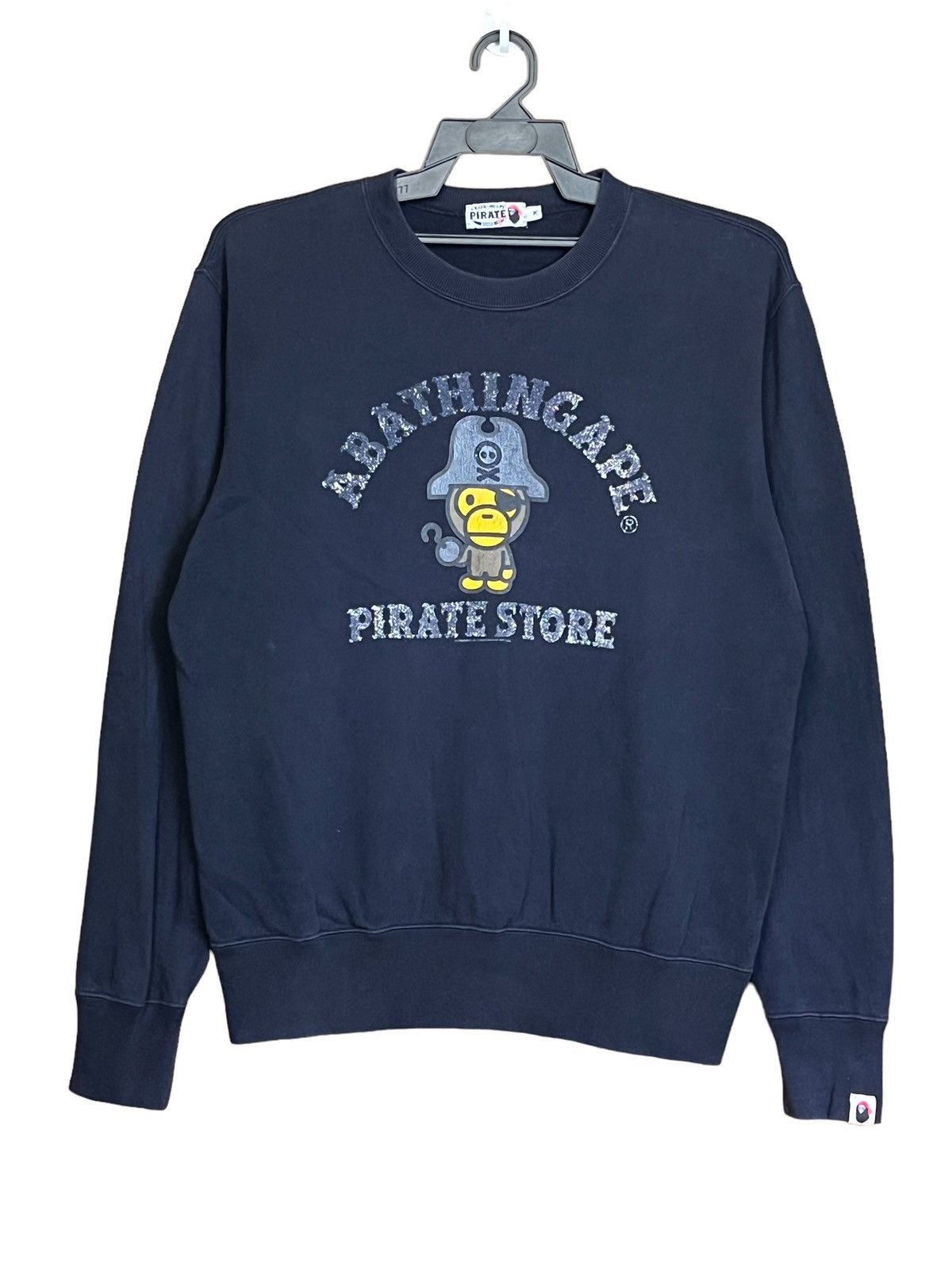 Bape A BATHING APE BAPE PIRATE STORE CREWNECK (2012) Size US M / EU 48-50 / 2 - 1 Thumbnail