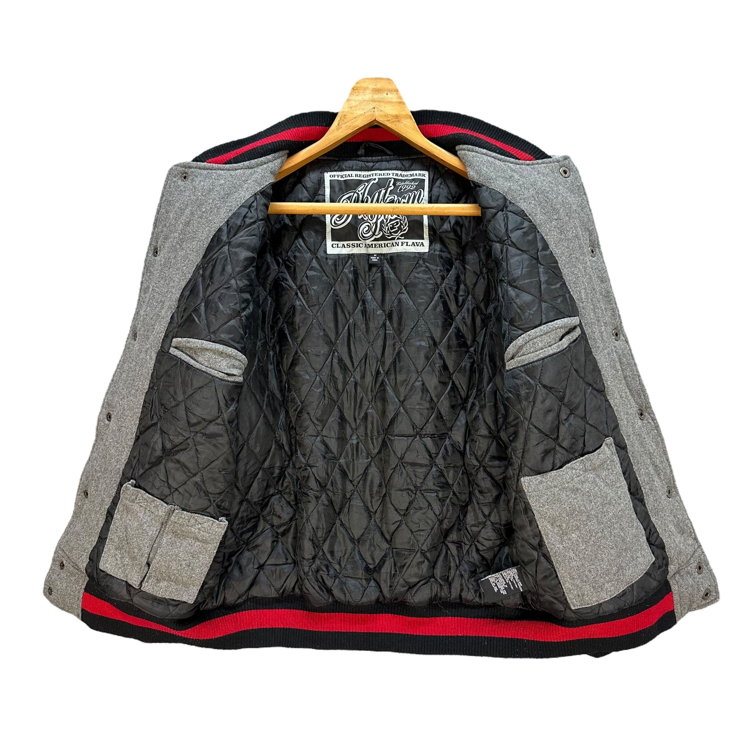 Phat Farm PHAT FARM Spellout Big Logo Wool Varsity Jacket #A53-1229 Size US M / EU 48-50 / 2 - 12 Thumbnail