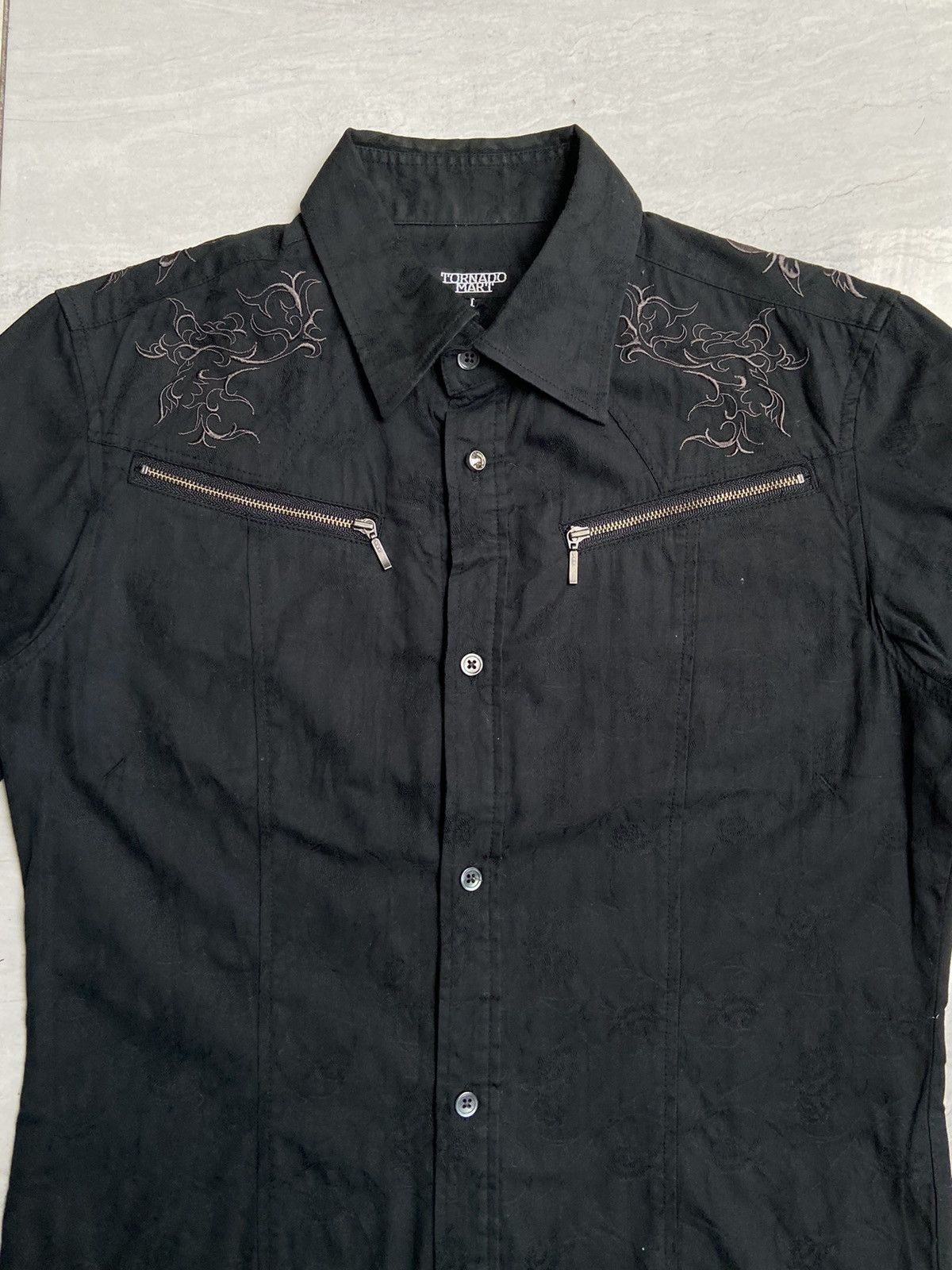 Tornado Mart TORNADO MART Black Shirt Size US S / EU 44-46 / 1 - 4 Thumbnail