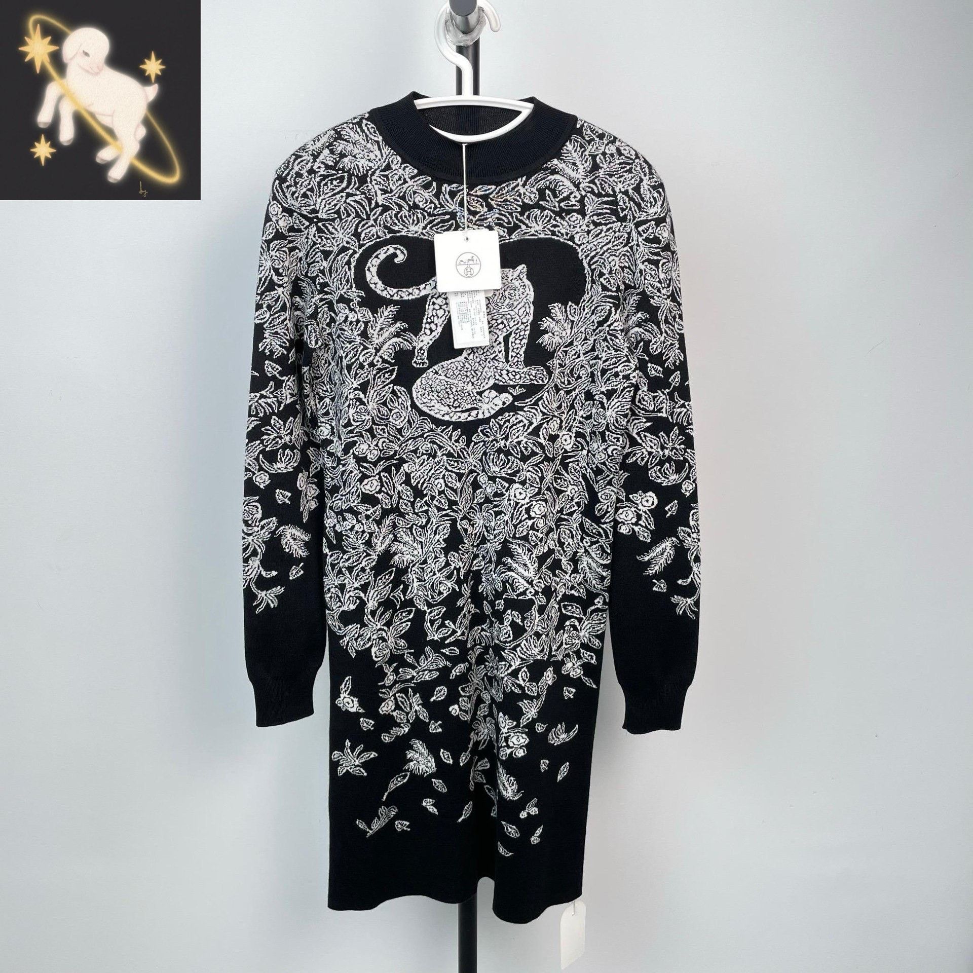 Hermes Hermes Black Sweater 36 Women Size S / US 4 / IT 40 - 1 Thumbnail