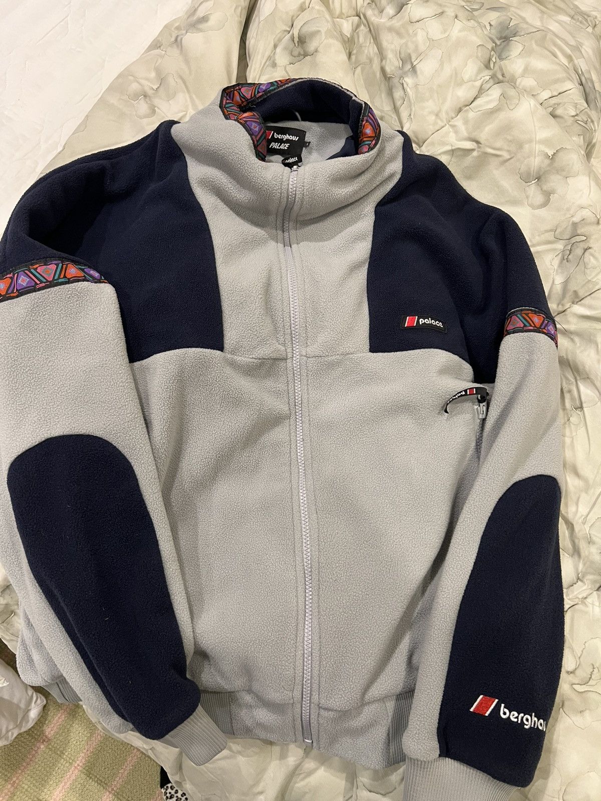 Palace Palace Berghaus Fleece Grey/Purple Size US L / EU 52-54 / 3 - 1 Thumbnail