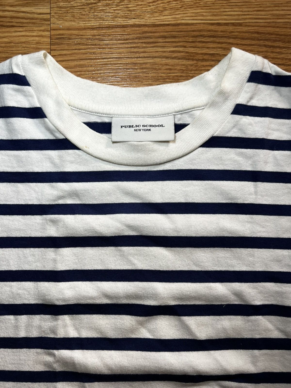 Public School Public School Striped T-Shirt Size US S / EU 44-46 / 1 - 2 Thumbnail